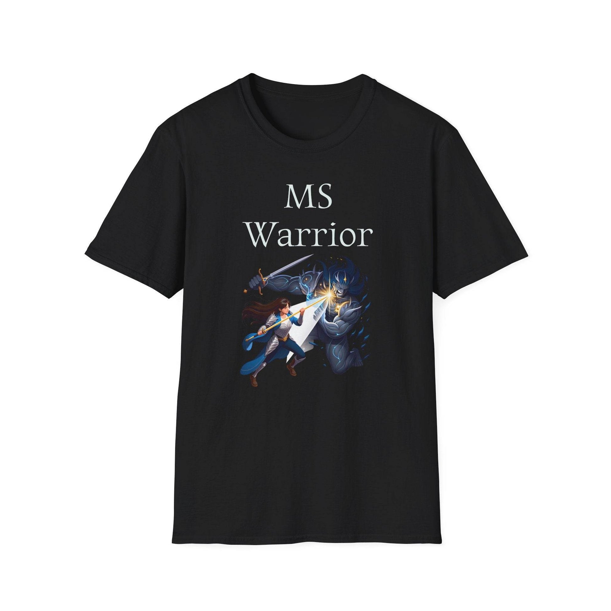 M.S. Warrior Unisex Softstyle T-Shirt - What's Your Battle? - The Dreamer's Bookshop.