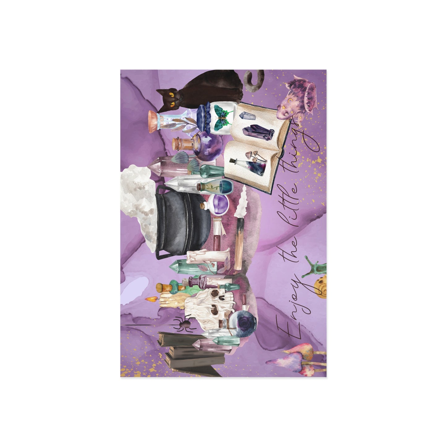 The Dreamer's Bookshop "Witch craft" Enjoy the Little Things Card - The Dreamer's Bookshop.