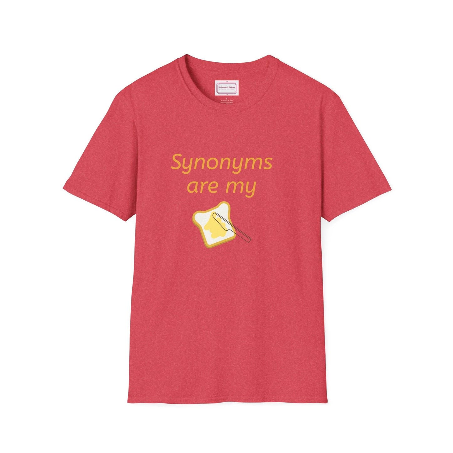 Synonyms Are My Jam Unisex Softstyle T-Shirt - Perfect Gift for Word Lovers - The Dreamer's Bookshop.