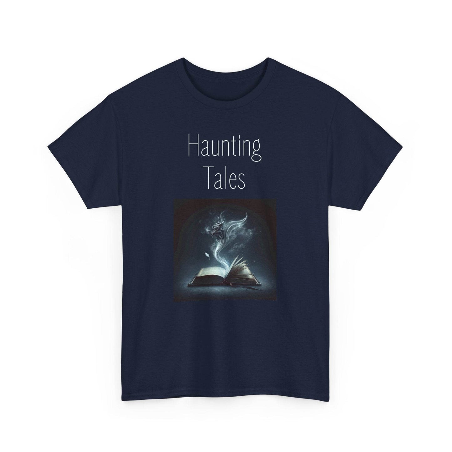 Haunting Tales - A Unisex Heavy Cotton Tee - Perfect Gift for Book Lovers - The Dreamer's Bookshop.