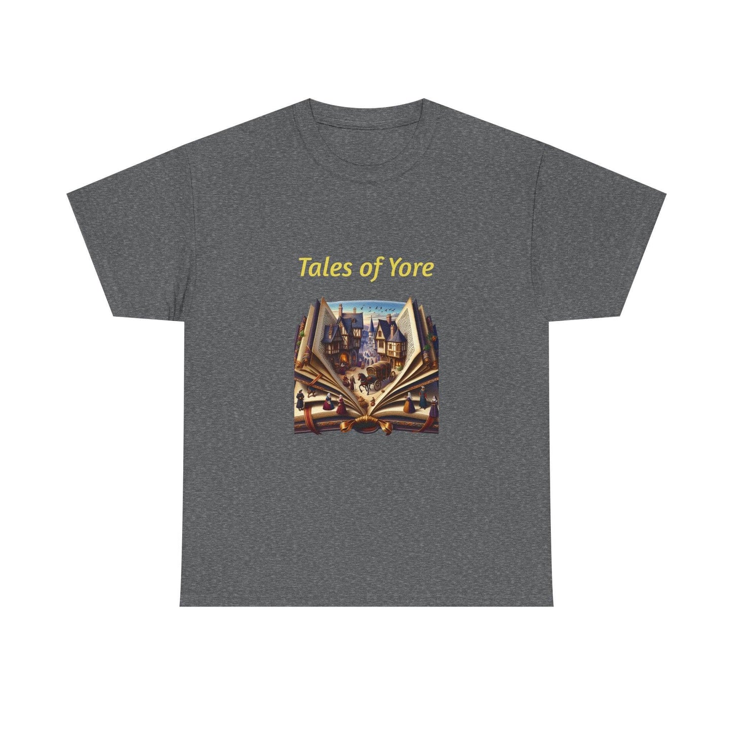 Tales of Yore - Graphic Tee - Unisex Heavy Cotton T-Shirt Historical Books - The Dreamer's Bookshop.
