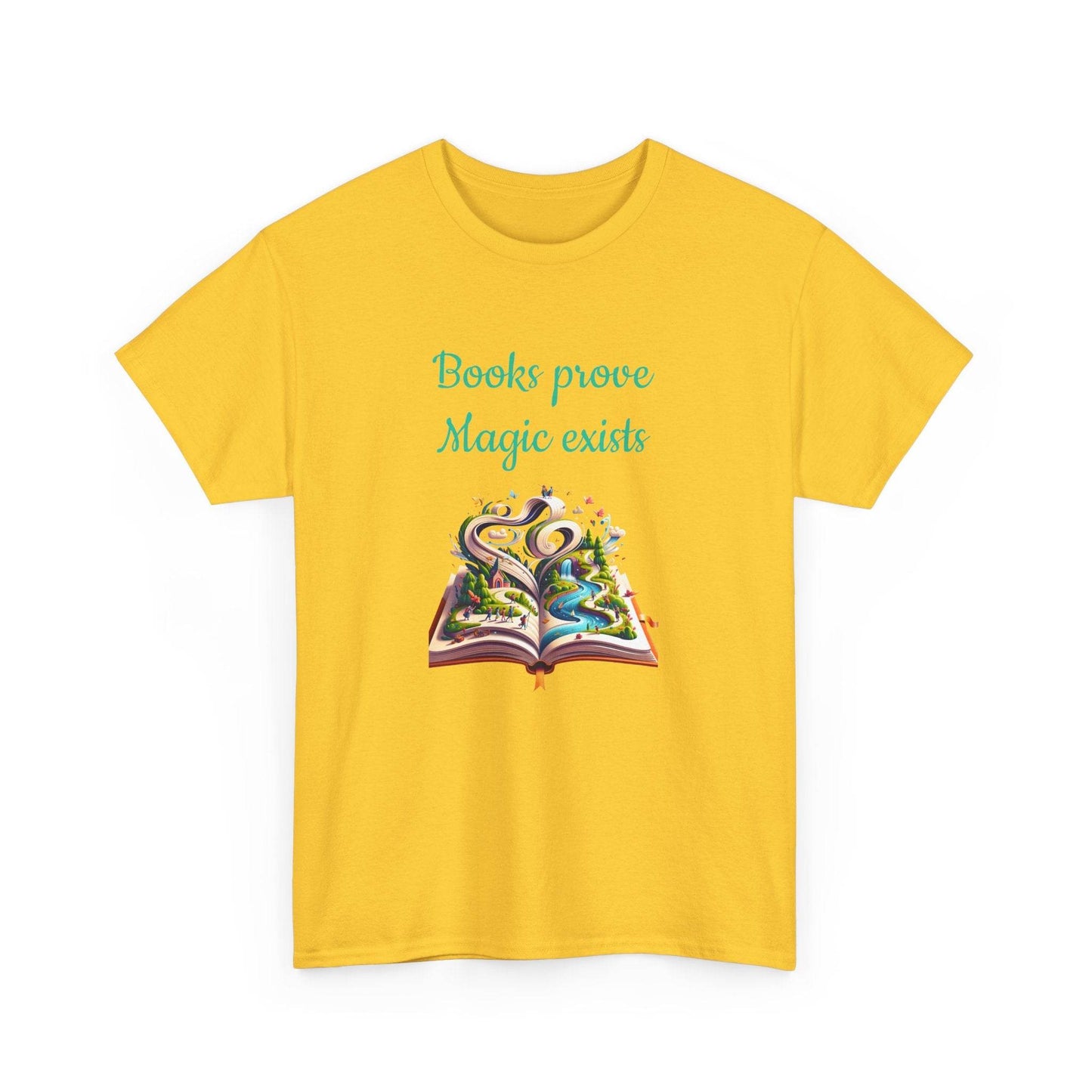 Magic Exists -A Unisex Heavy Cotton Tee - Perfect Gift for Book Lovers - The Dreamer's Bookshop.