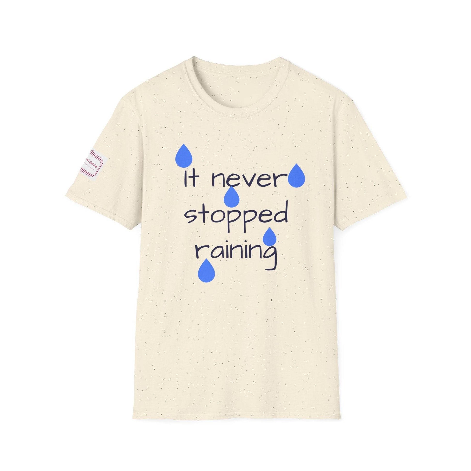 Inspirational Unisex Softstyle T-Shirt - 'Umbrella' Motivational Design - The Dreamer's Bookshop.