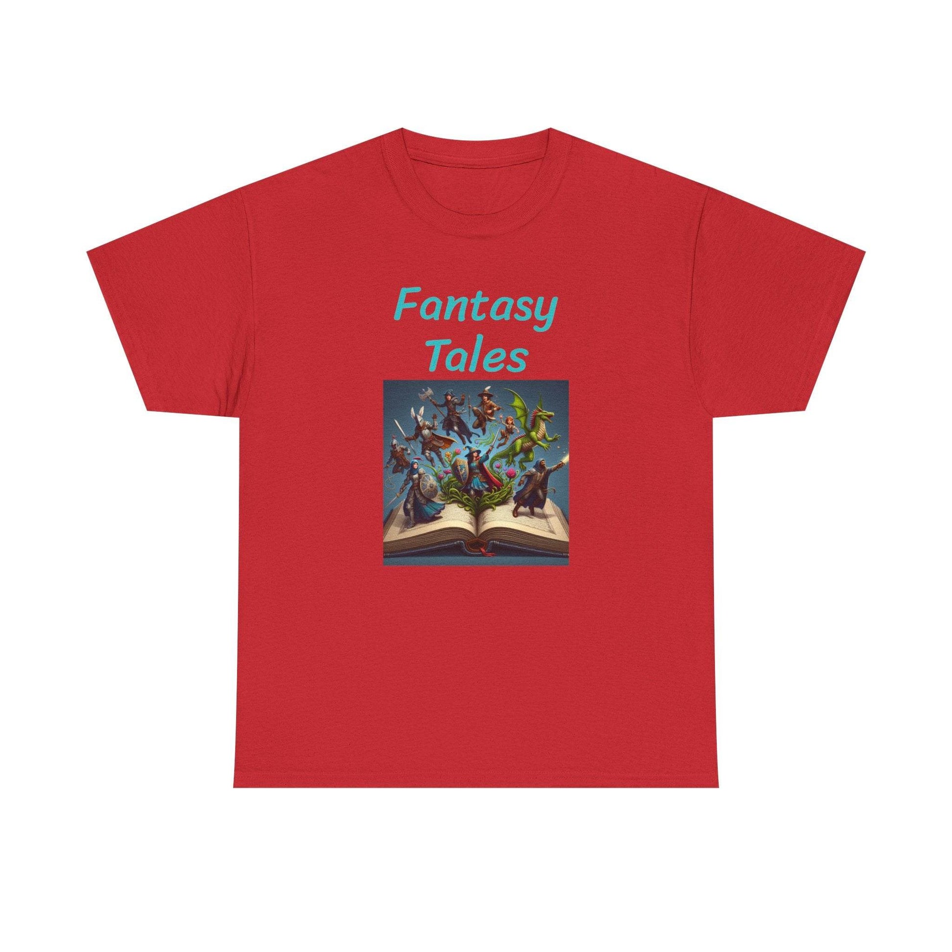 Magic - Graphic Tee - Unisex Heavy Cotton T-Shirt - Fantasy Tales - The Dreamer's Bookshop.