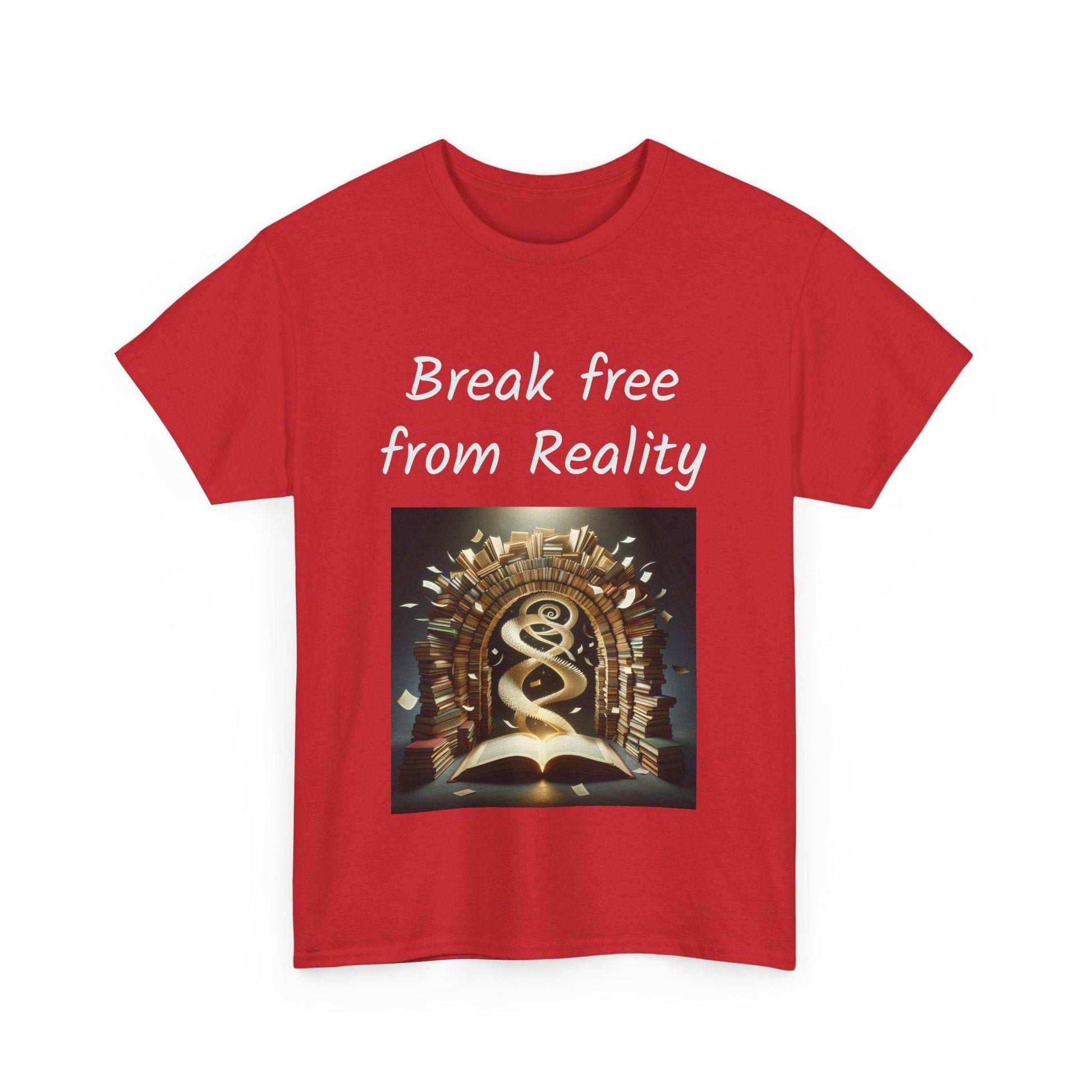 Break Free - Unisex Heavy Cotton Tee - Book Lovers - The Dreamer's Bookshop.