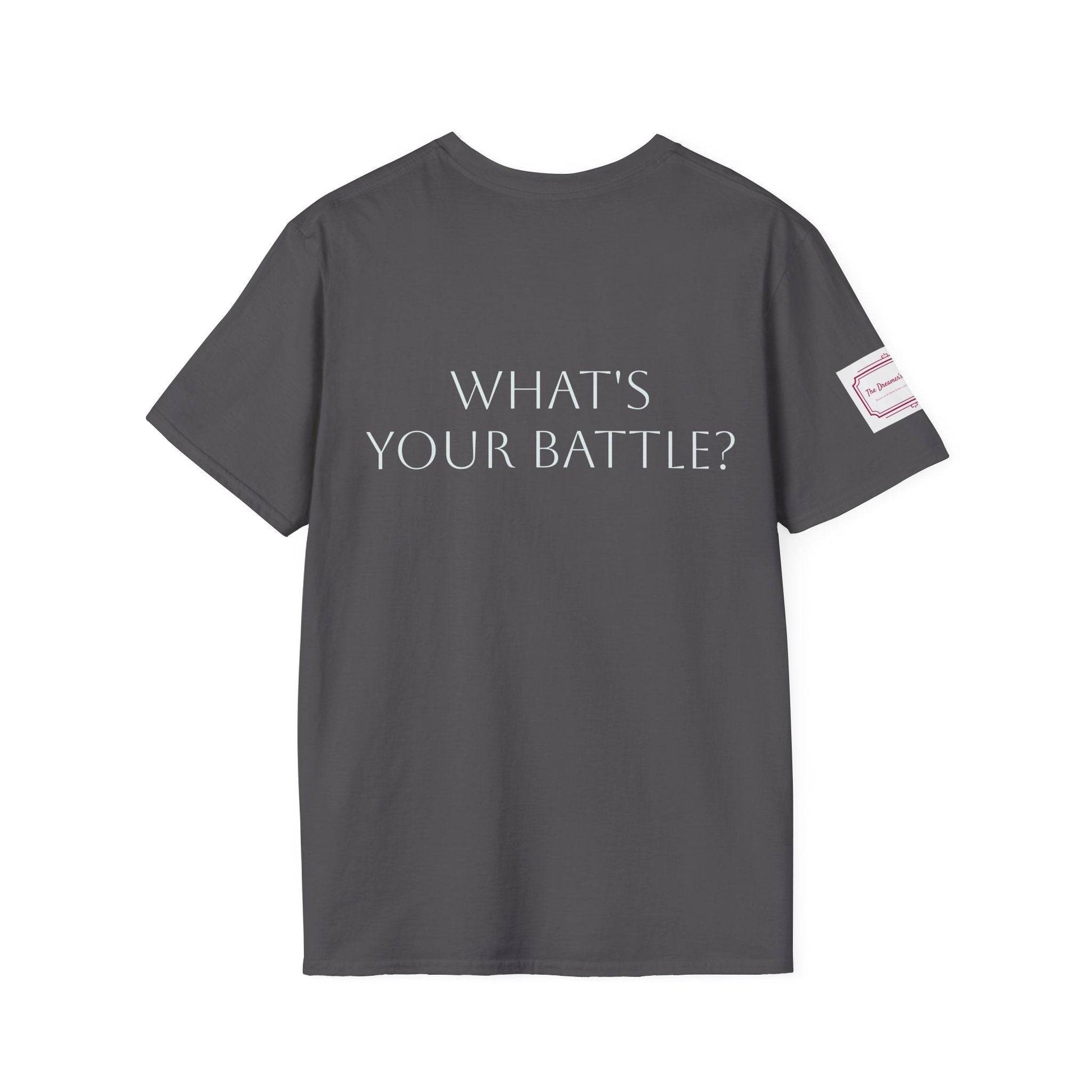 Cancer Warrior Unisex Softstyle T-Shirt - Empowering Graphic Tee for Women's Health Awarenes - The Dreamer's Bookshop.