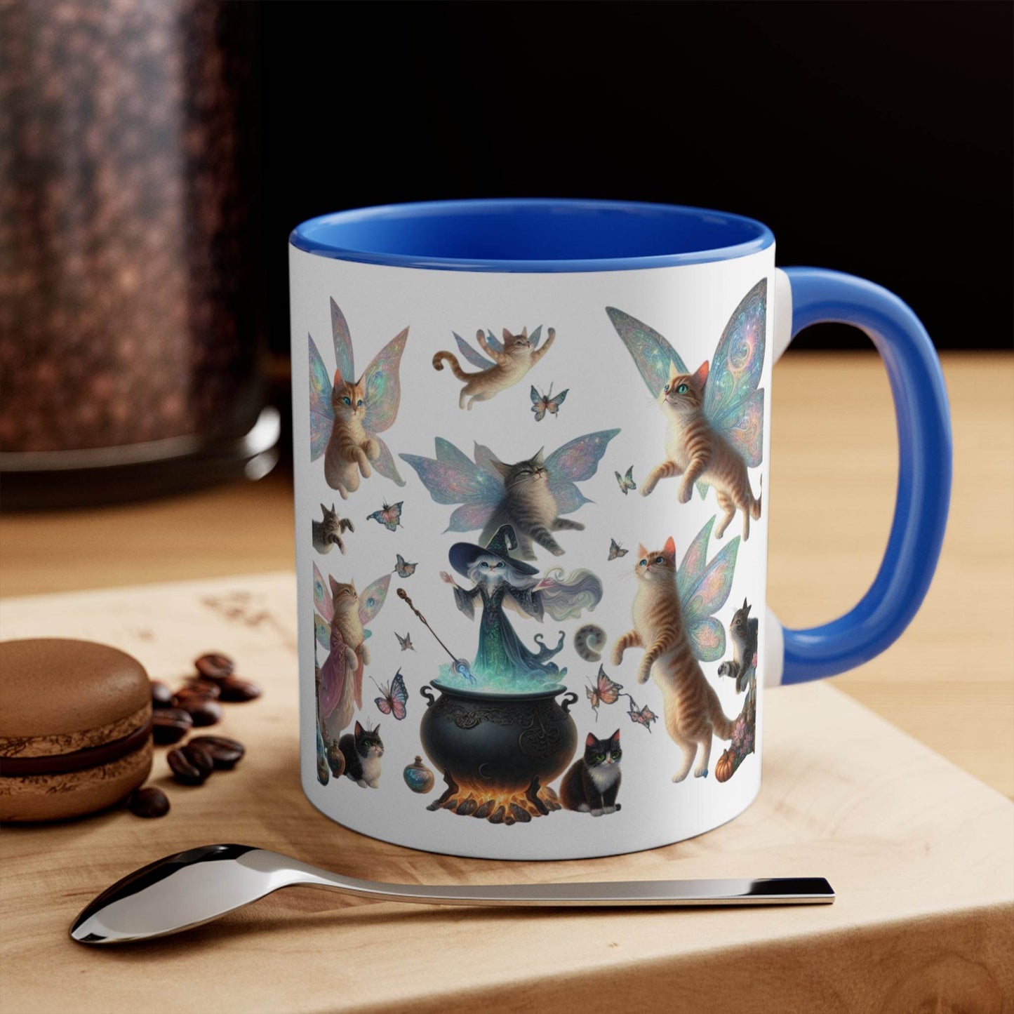 Funny Accent Mug - 11oz Home brew Magic Cats - The Dreamer's Bookshop.