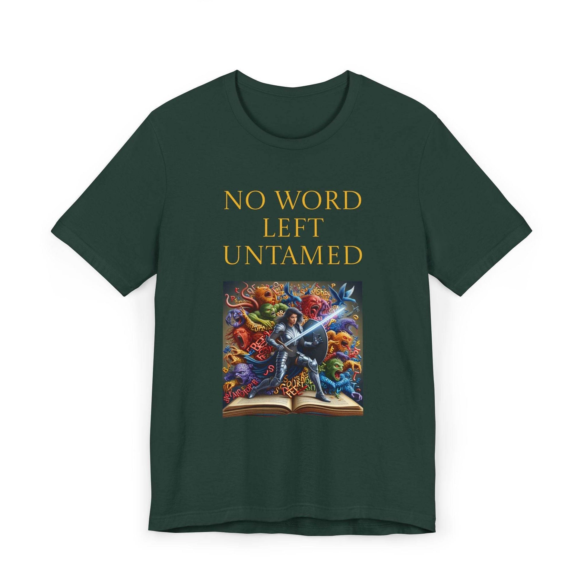 Unisex Jersey T-Shirt - No Word - The Dreamer's Bookshop.