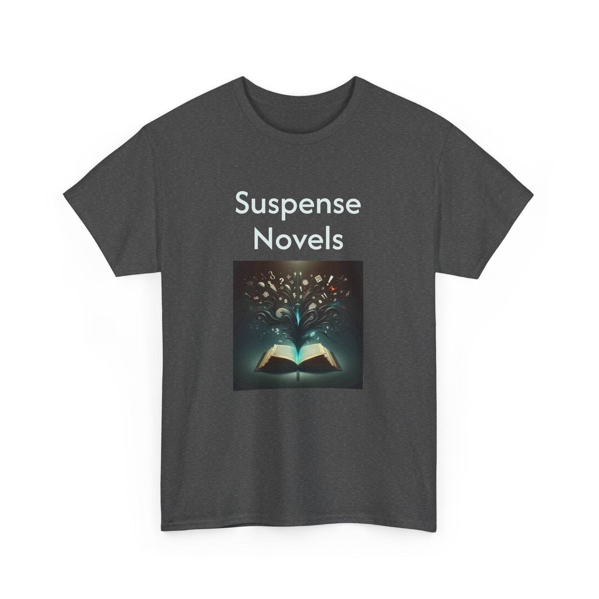 Fiction - Graphic Tee - Unisex Heavy Cotton T-Shirt Suspense Novels - The Dreamer's Bookshop.