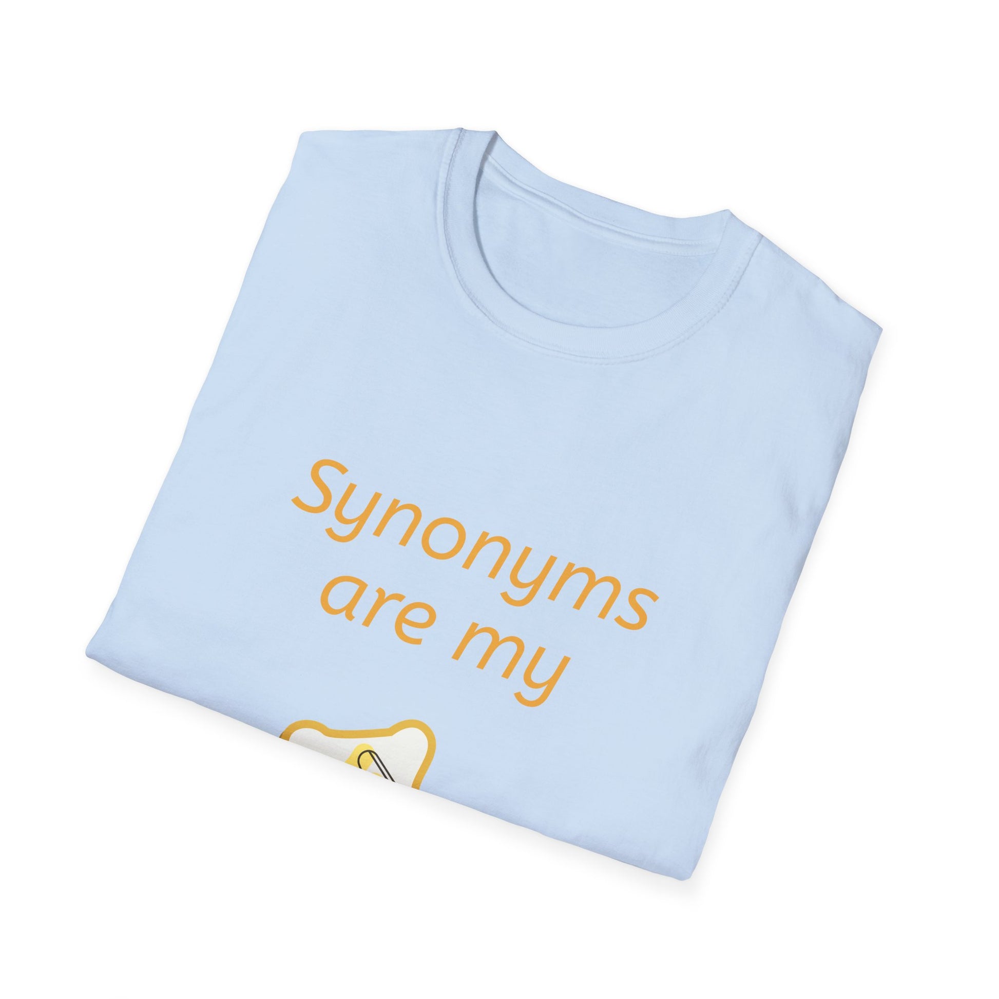 Funny "Synonyms Are My Jam" T-Shirt for Word Lovers - The Dreamer's Bookshop.