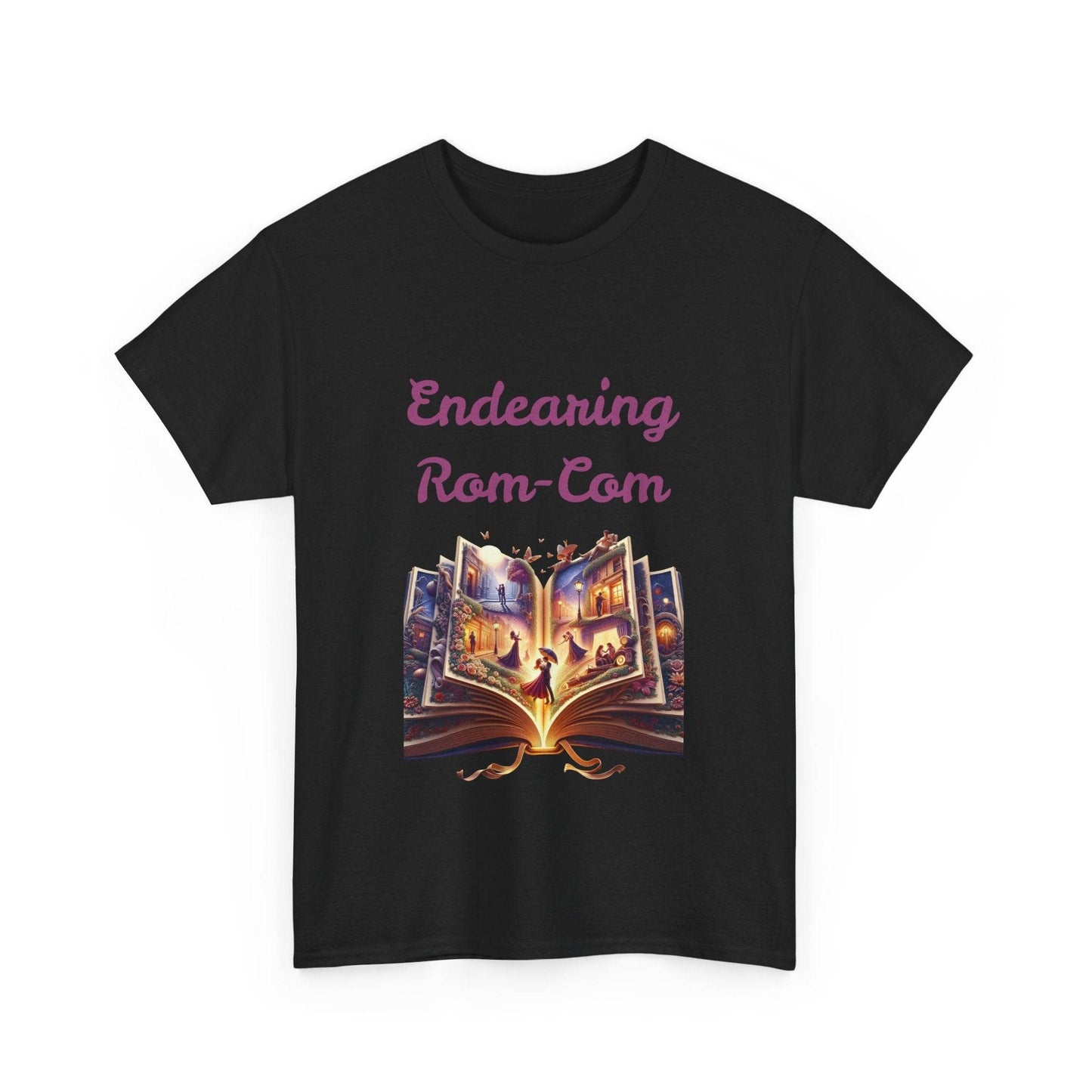 Endearing - Unisex Heavy Cotton Tee - Rom-Com Books - The Dreamer's Bookshop.