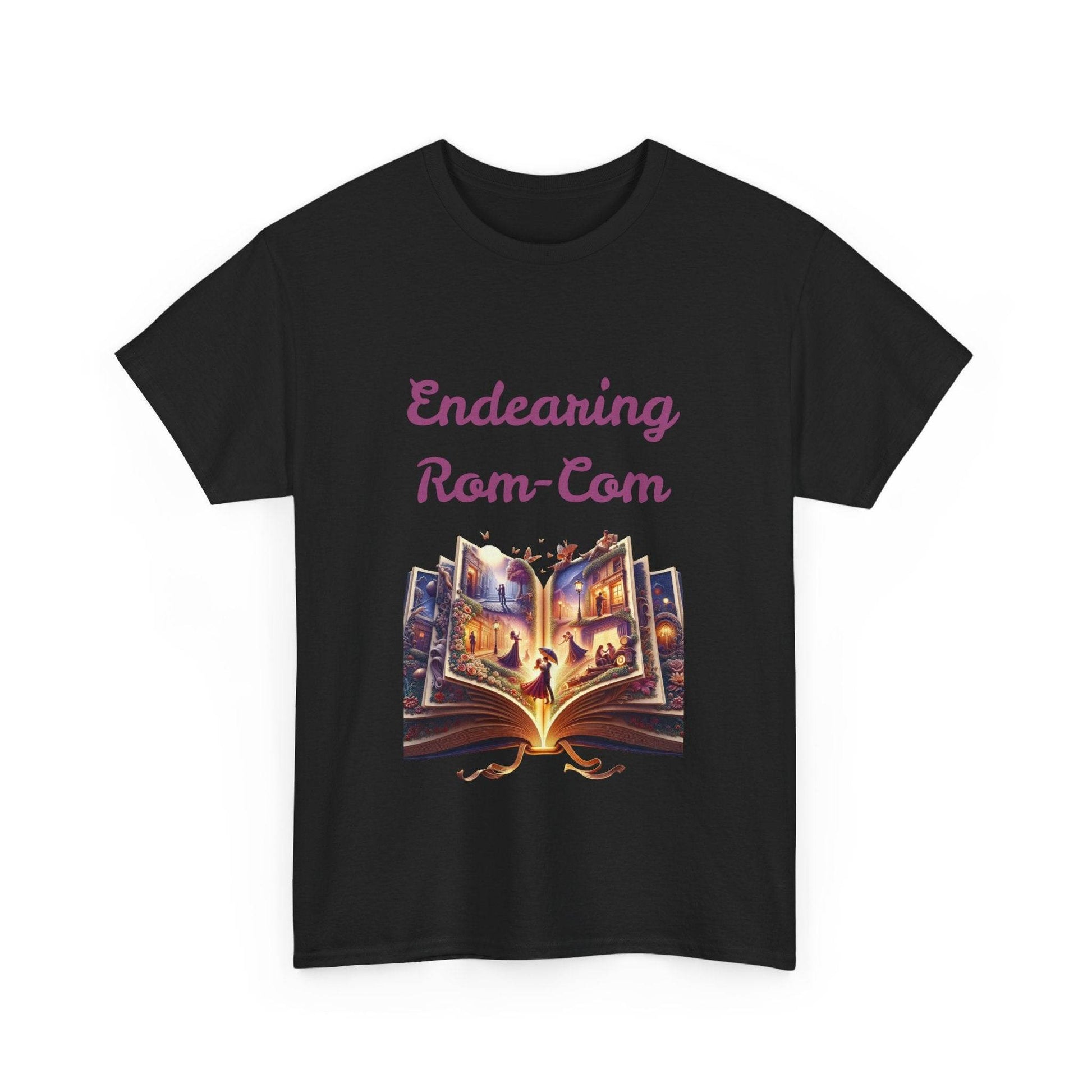 Endearing - Unisex Heavy Cotton Tee - Rom-Com Books - The Dreamer's Bookshop.