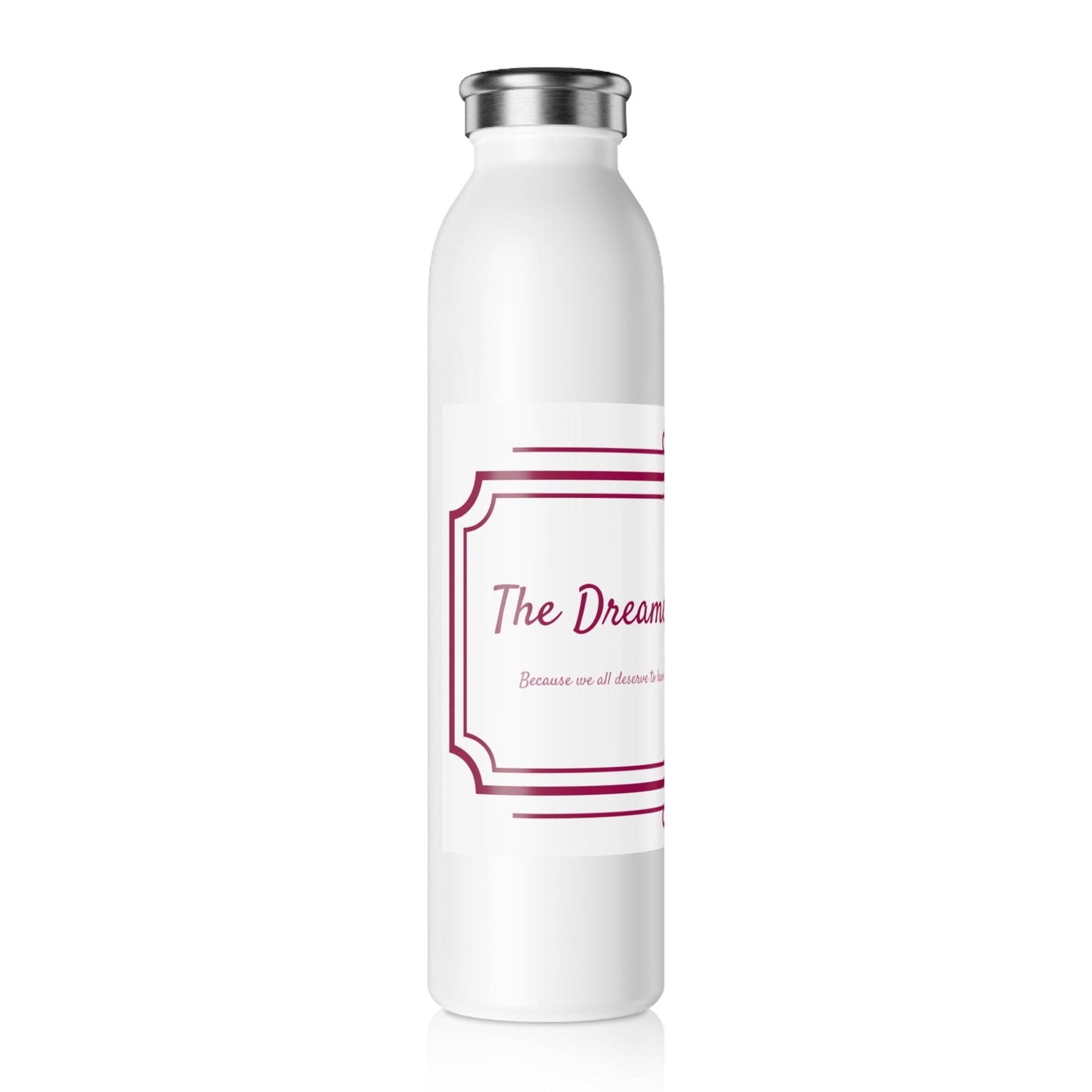 Stylish Slim Water Bottle - Dreamer's Bottle Collection - The Dreamer's Bookshop.