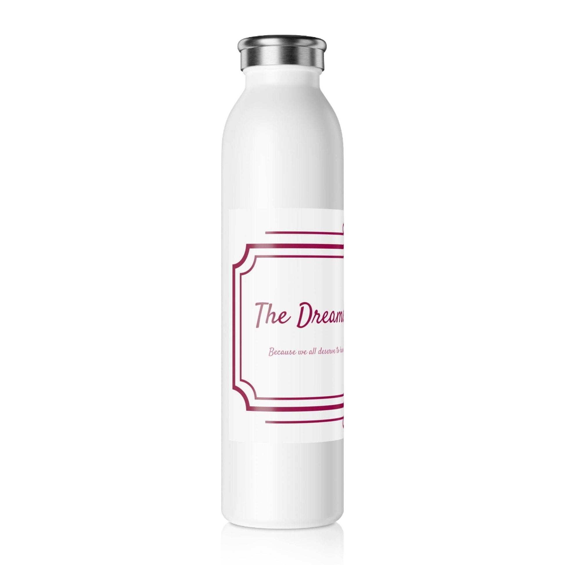Stylish Slim Water Bottle - Dreamer's Bottle Collection - The Dreamer's Bookshop.
