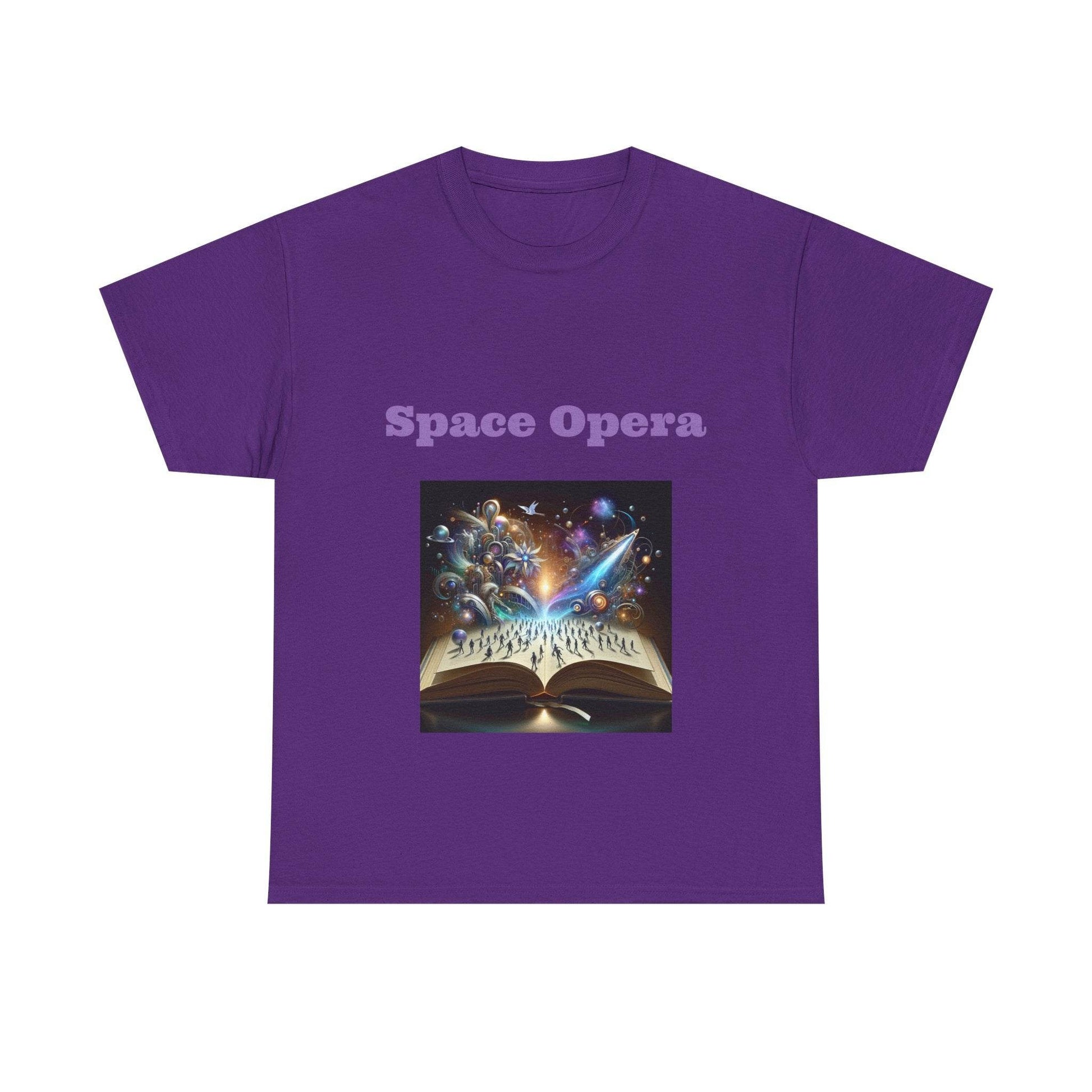 Space Opera - Unisex Heavy Cotton Tee - Sci-Fi Books - The Dreamer's Bookshop.