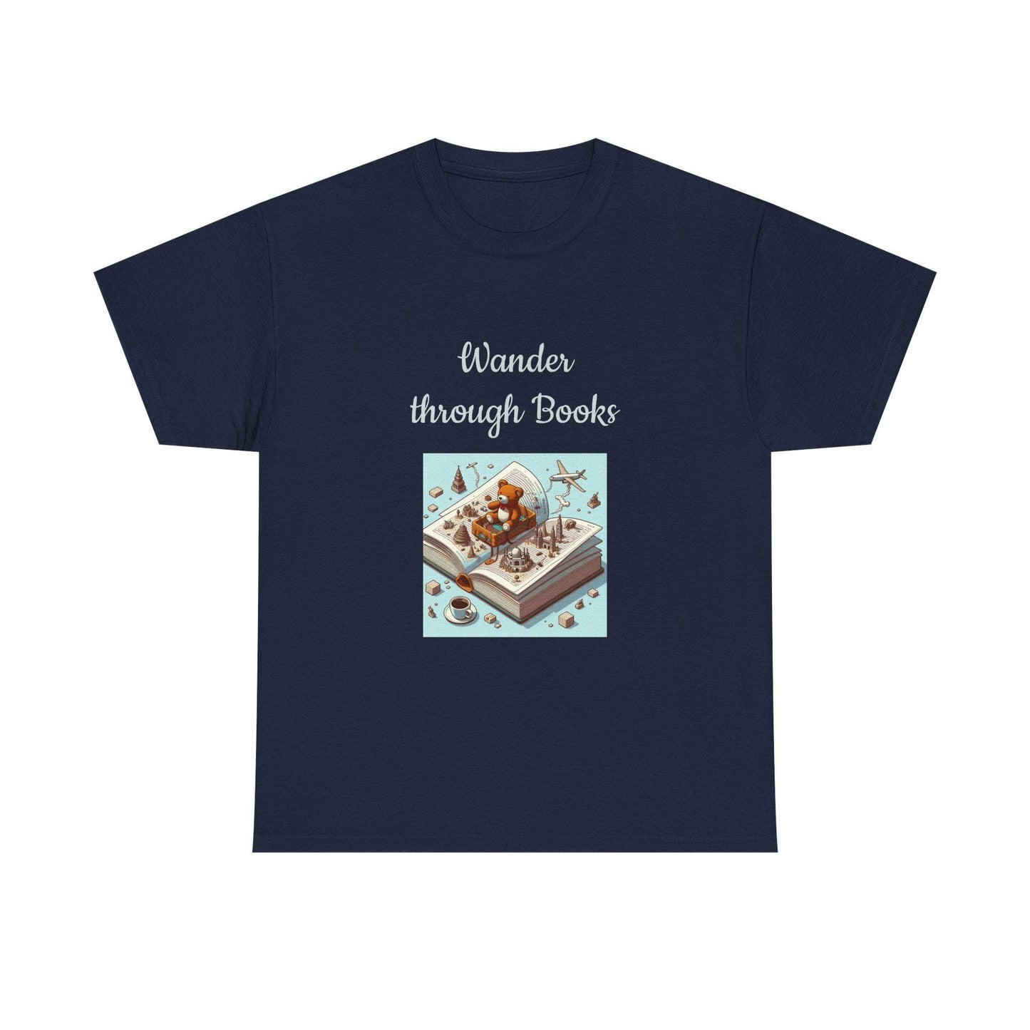 Wander -A Unisex Heavy Cotton Tee - Perfect for Book Lovers - The Dreamer's Bookshop.