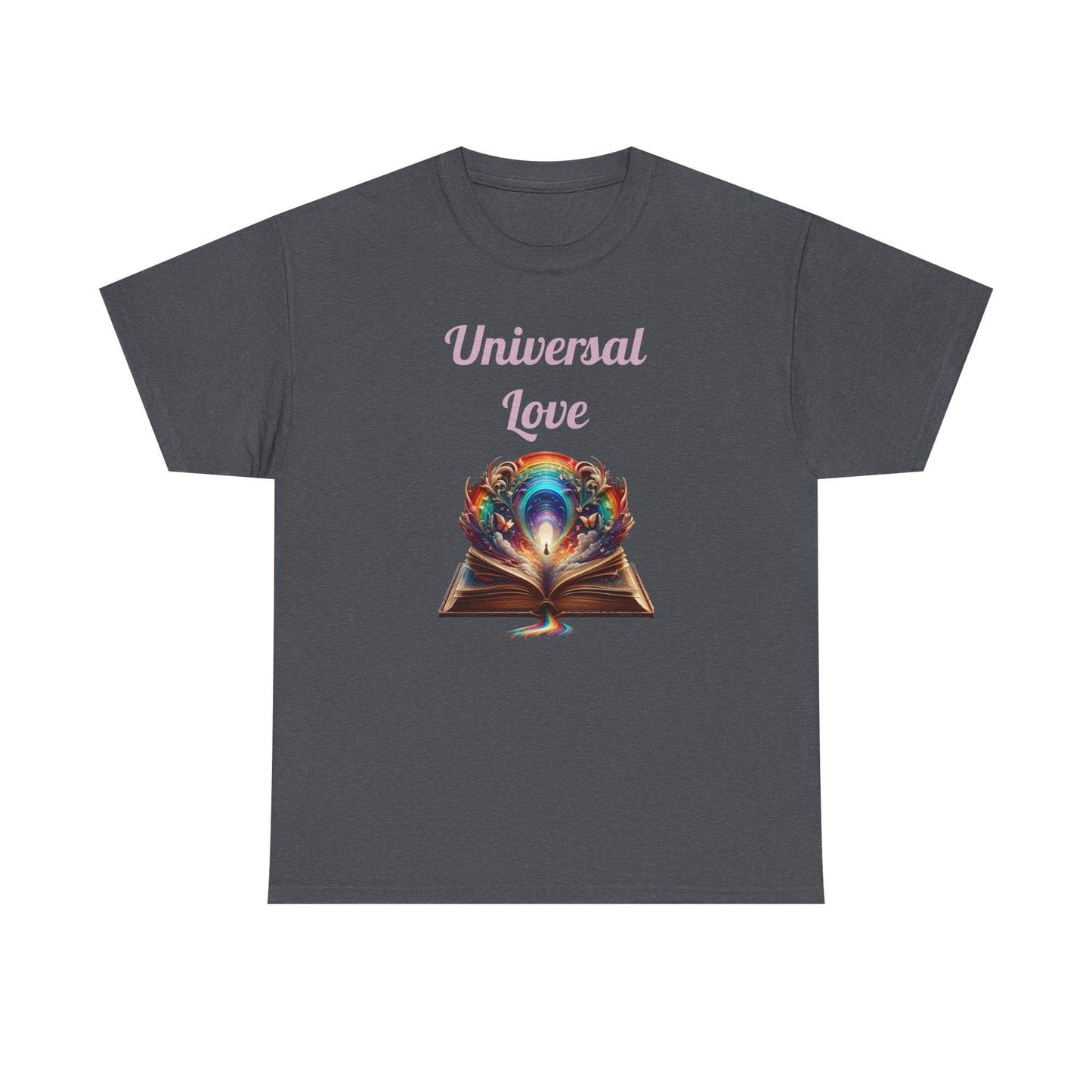 Universal Love - Graphic Tee - Unisex Heavy Cotton T-Shirt Queer Romance Books - The Dreamer's Bookshop.