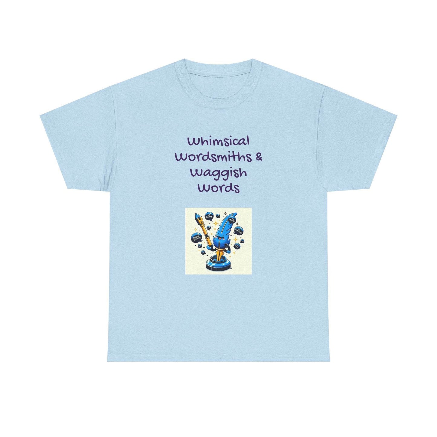 Whimsical Words Unisex Cotton Tee - Fun Graphic T-Shirt for Word Lovers - The Dreamer's Bookshop.