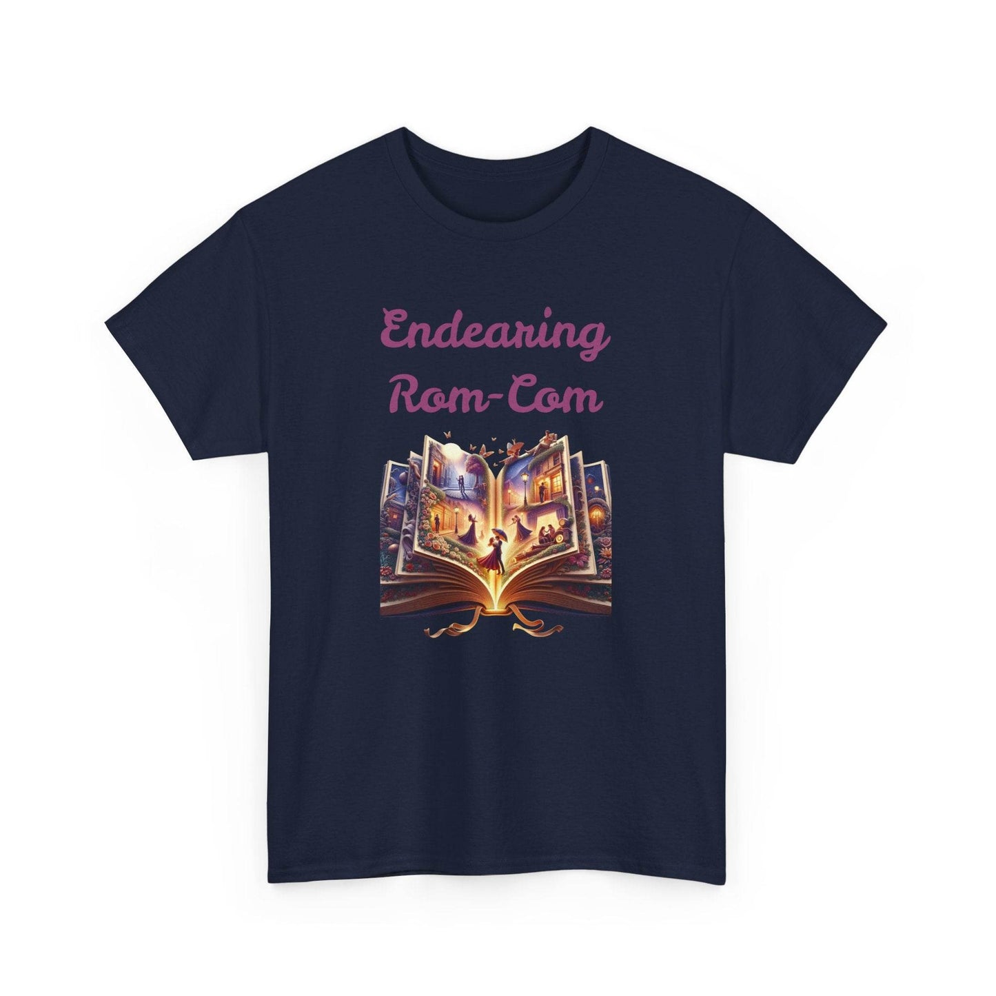 Endearing - Graphic Tee - Unisex Heavy Cotton T-Shirt Rom-Com Books - The Dreamer's Bookshop.