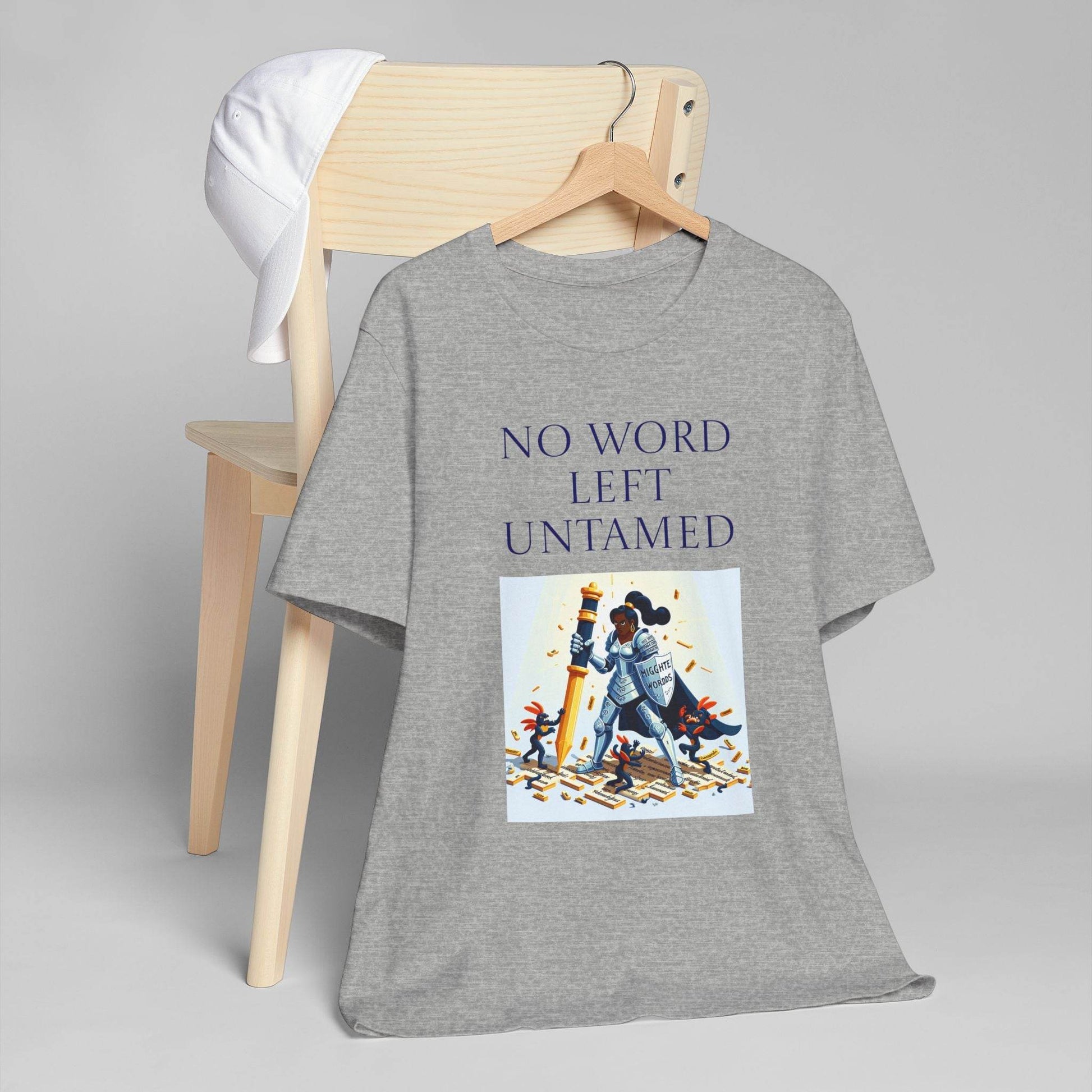 Unisex Jersey T-Shirt - No Word - The Dreamer's Bookshop.