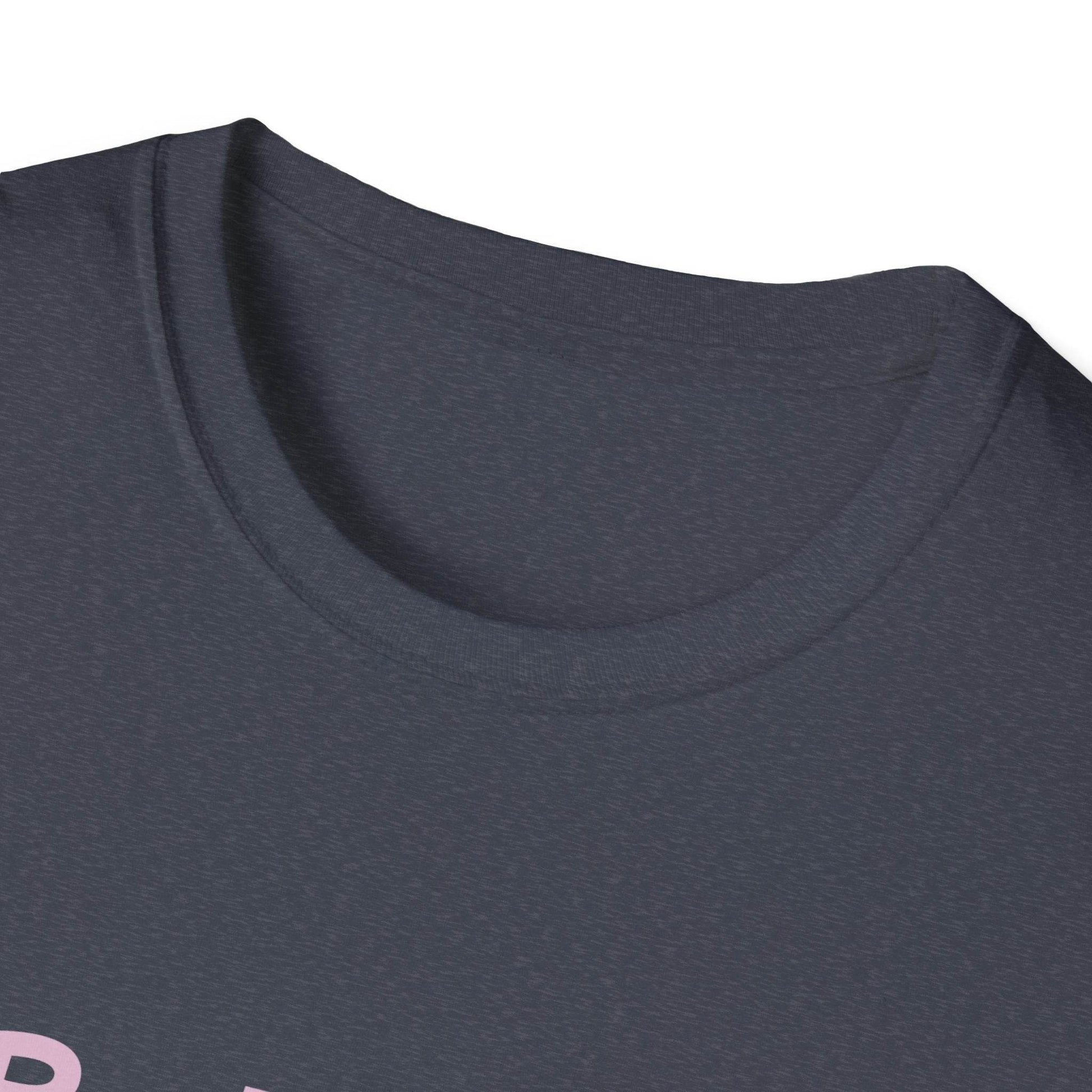 Be Happy Stay Positive Unisex Softstyle T-Shirt - The Dreamer's Bookshop.