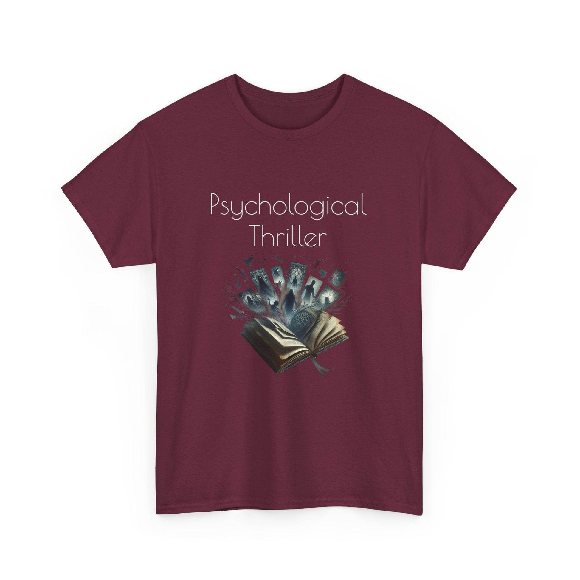 Fiction - Graphic Tee - Unisex Heavy Cotton T-Shirt Psychological Thriller - The Dreamer's Bookshop.
