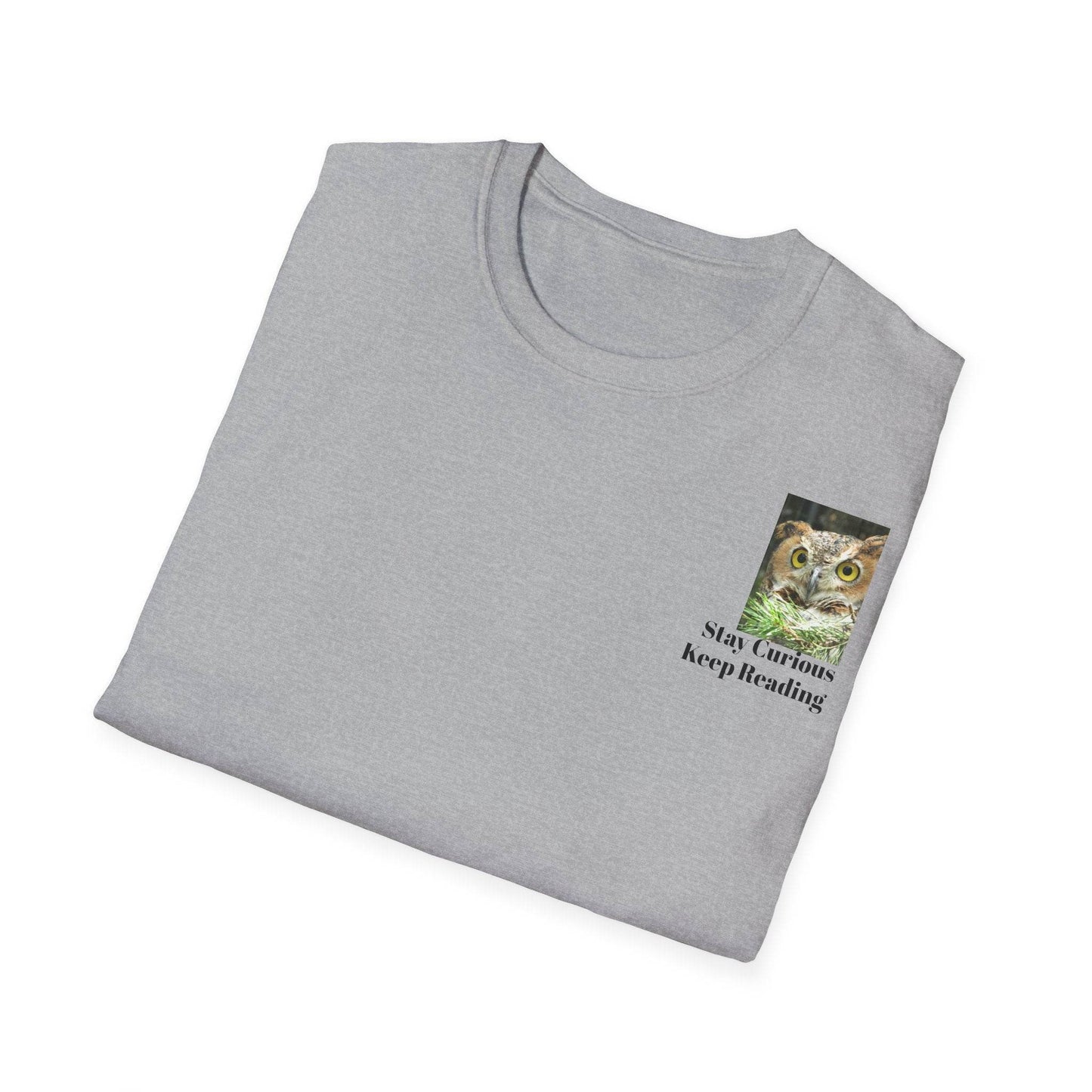 Inspirational Unisex Softstyle T-Shirt - 'Keep Breathing' Motivational Design - The Dreamer's Bookshop.