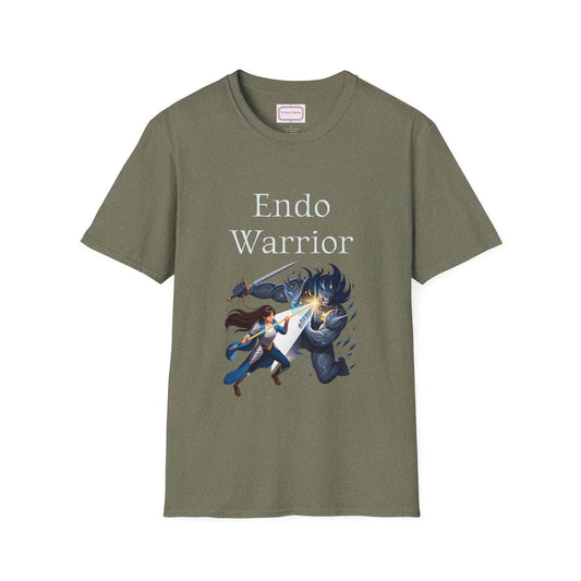 Endometriosis Warrior Unisex Softstyle T-Shirt - Embrace Your Battles - The Dreamer's Bookshop.