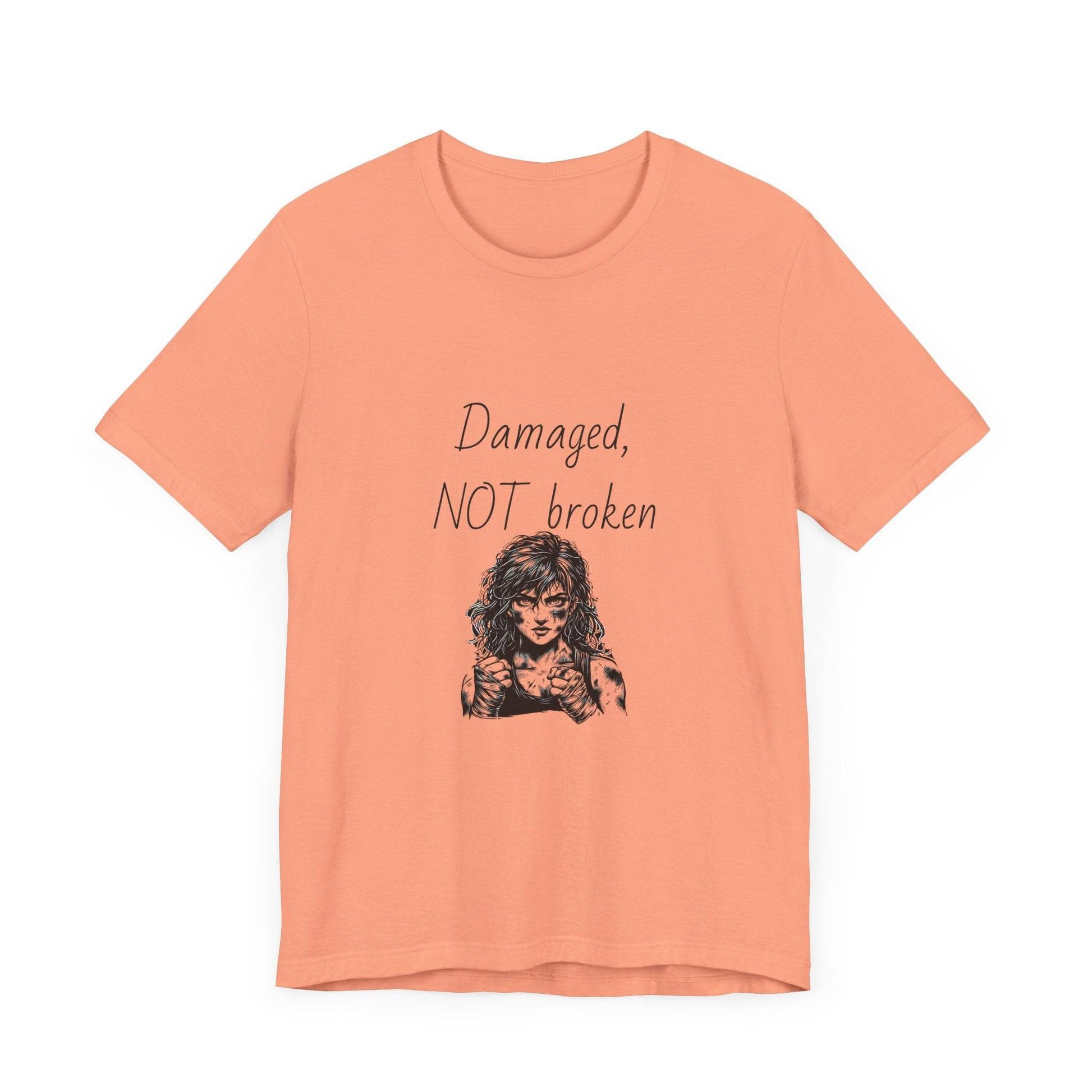Fierce Survivor Unisex Short Sleeve Tee - Damaged, NOT broken - The Dreamer's Bookshop.