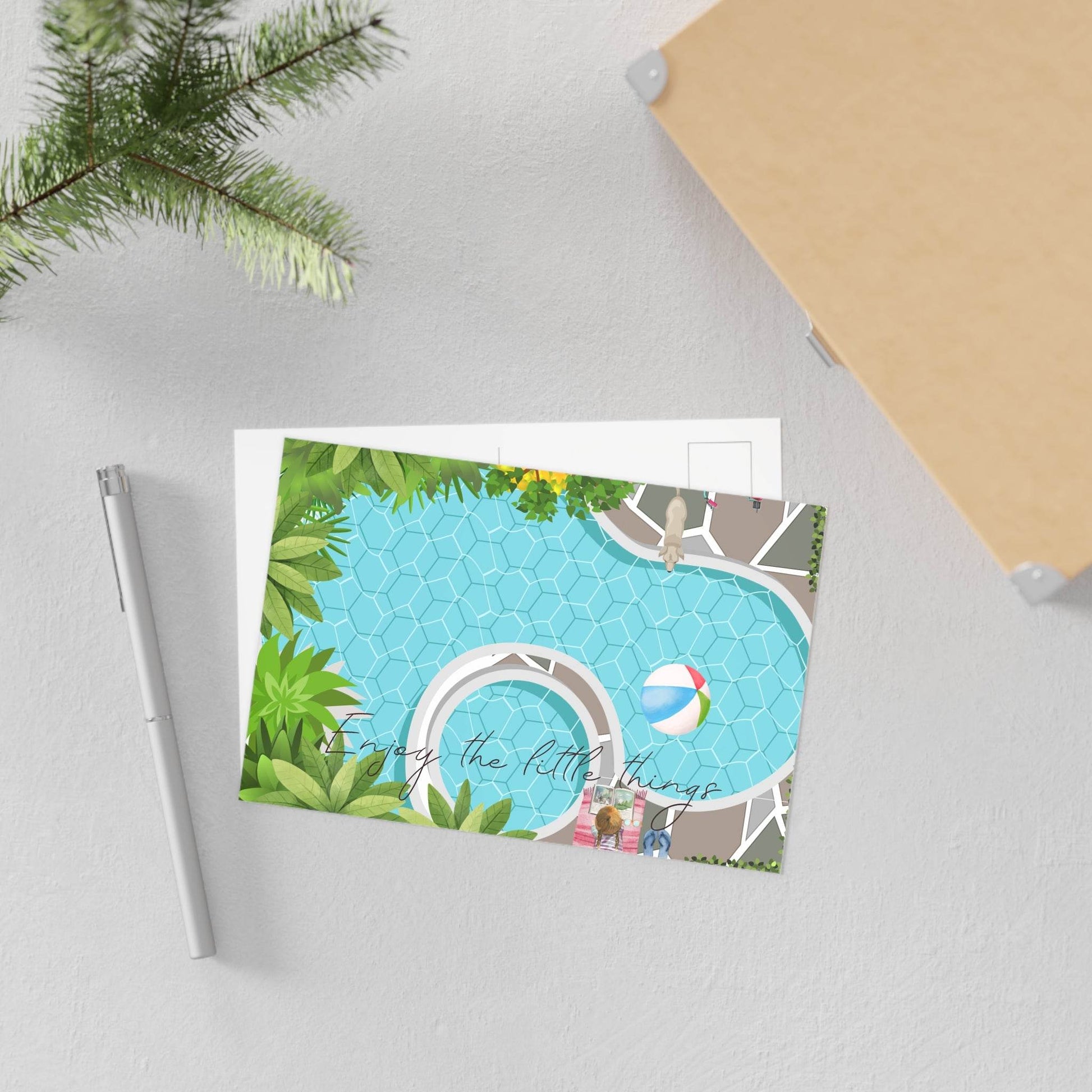 The Dreamer's Bookshop "Poolday" Enjoy the Little Things Card - The Dreamer's Bookshop.