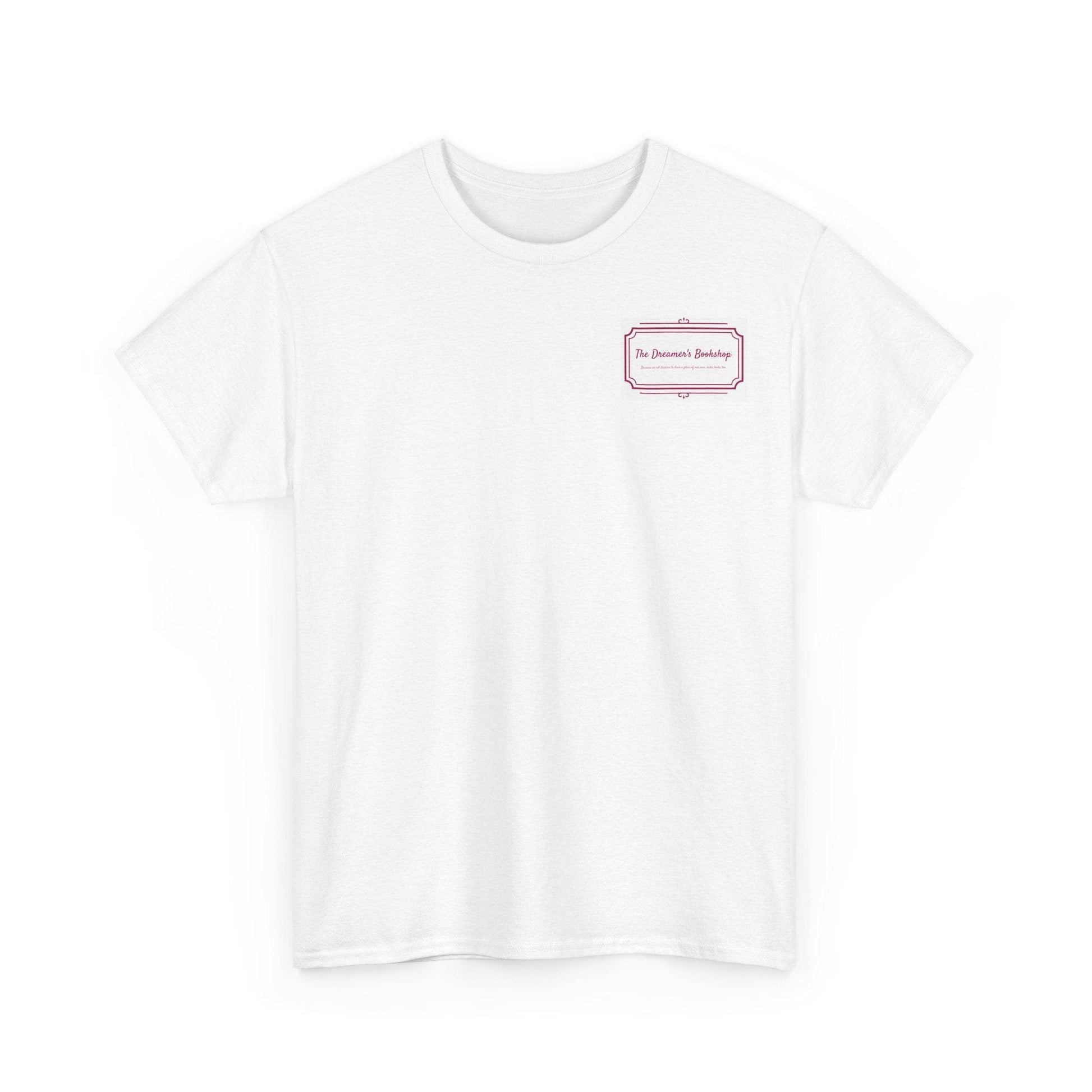 Personalized Unisex Heavy Cotton Tee - Perfect for Casual Days & Gifts - The Dreamer's Bookshop.