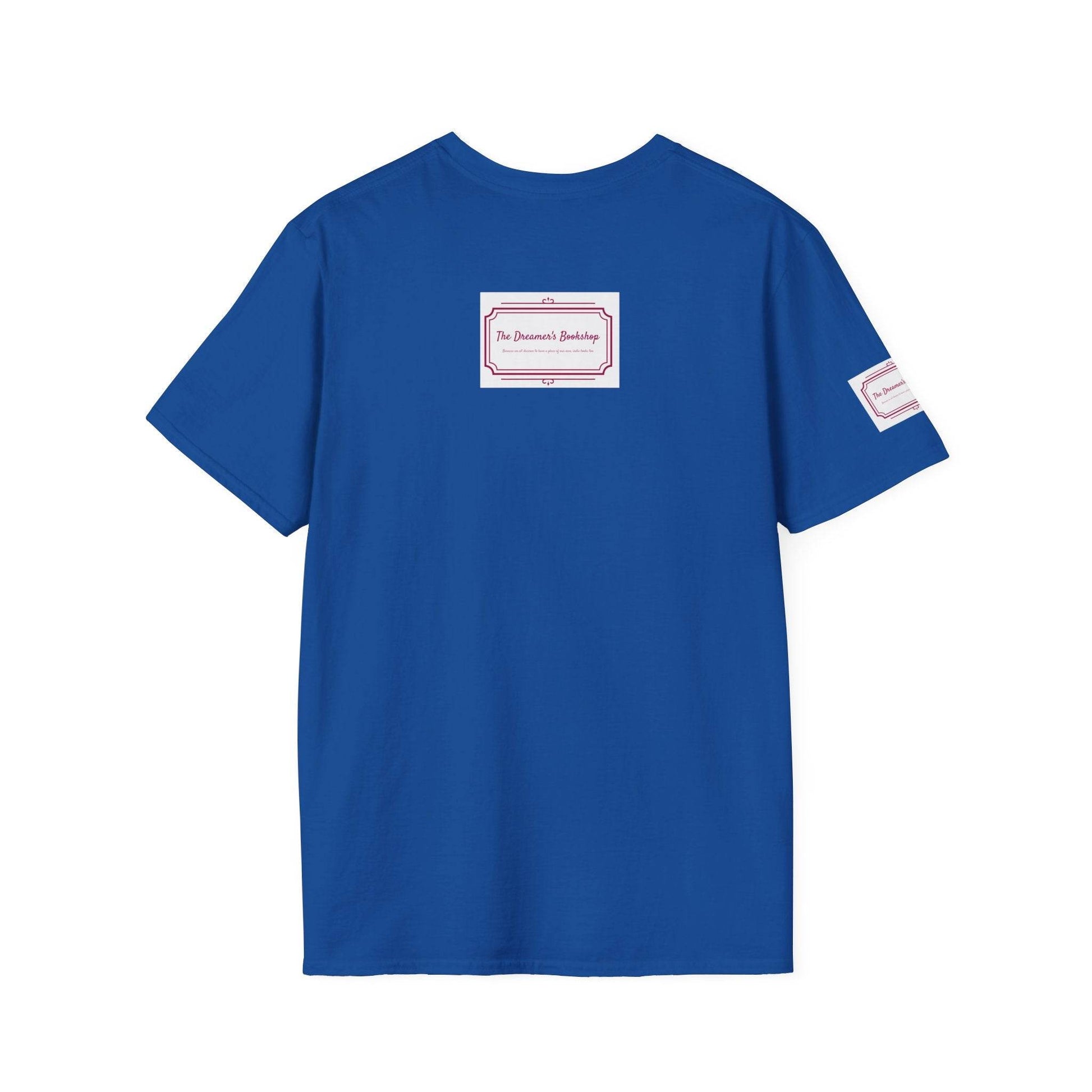 Inspirational Unisex Softstyle T-Shirt - 'Keep Breathing' Motivational Design - The Dreamer's Bookshop.