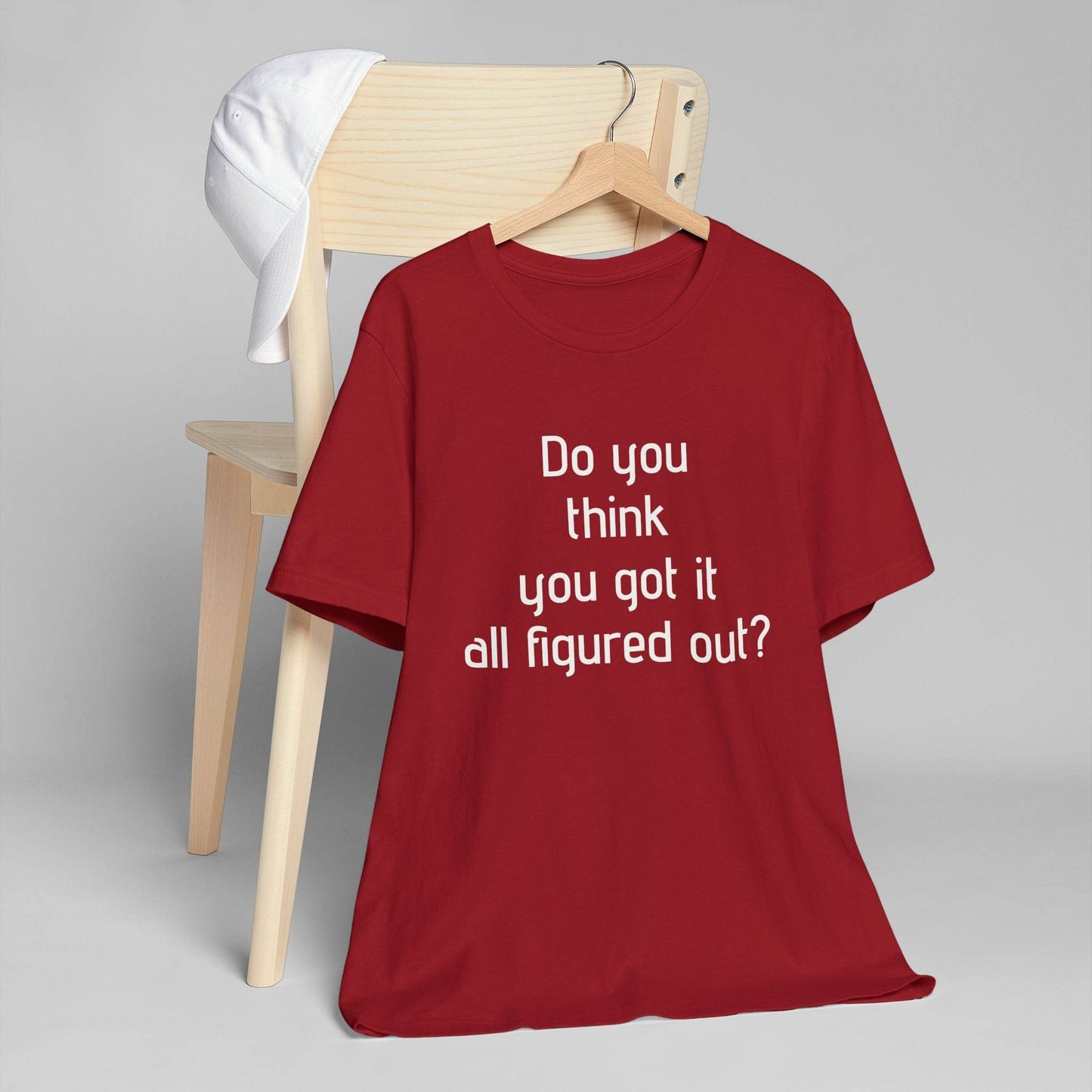 Inspirational Unisex Jersey T-Shirt - Think Again Vibe - The Dreamer's Bookshop.