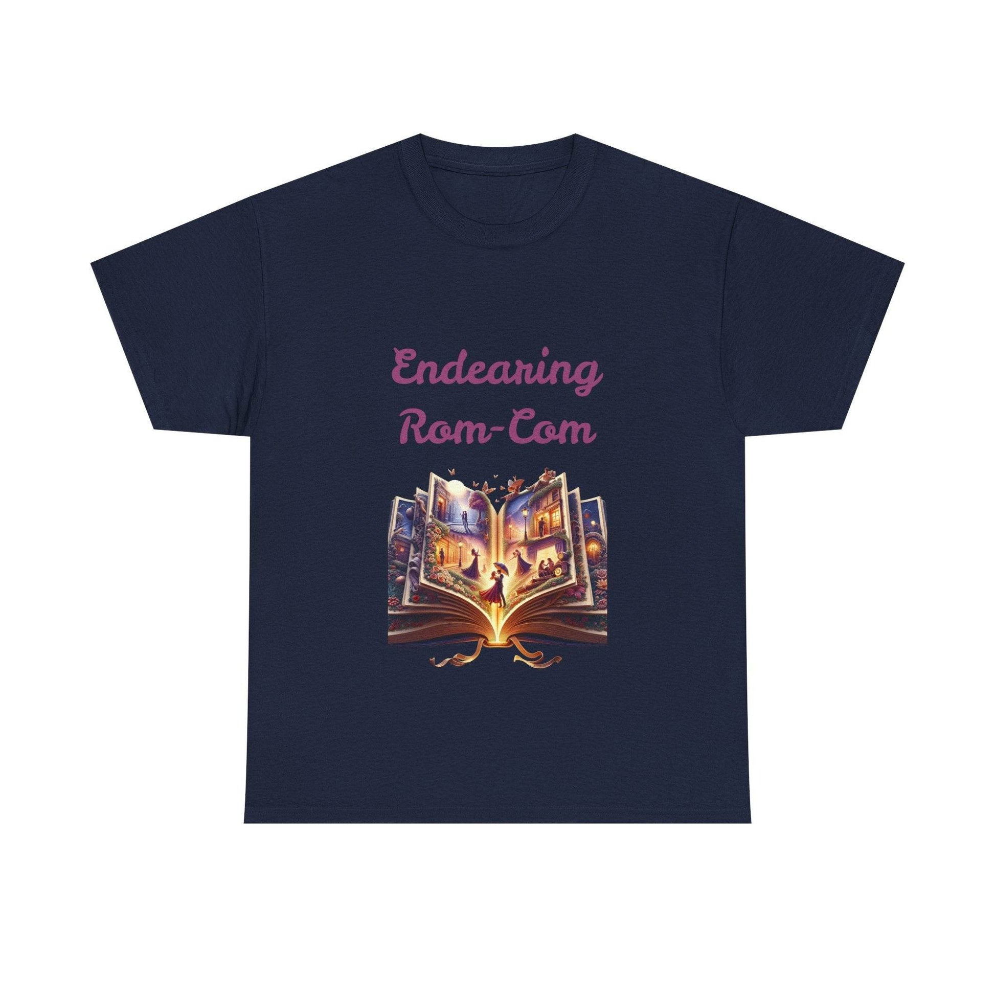 Endearing - Unisex Heavy Cotton Tee - Rom-Com Books - The Dreamer's Bookshop.