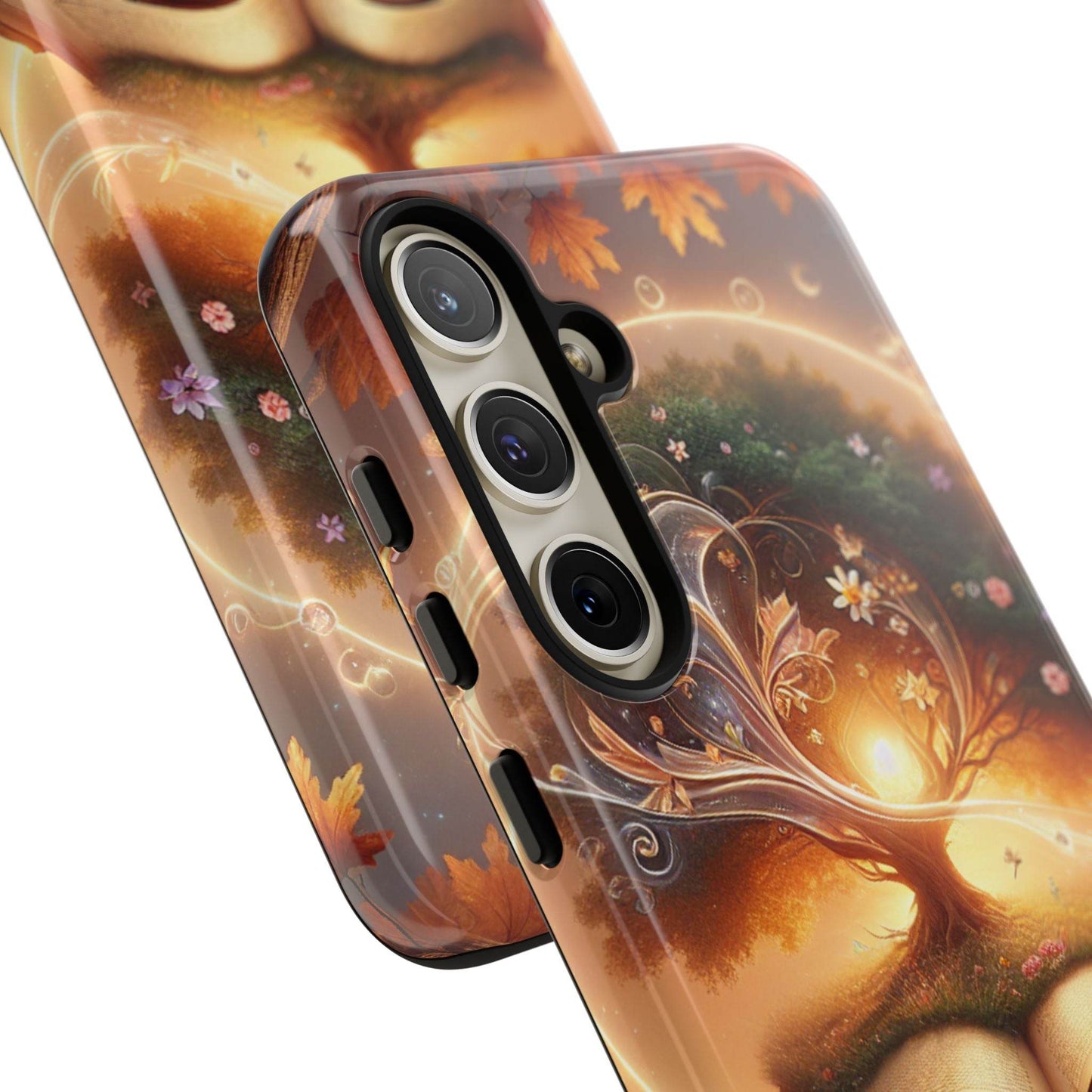 Nature-Inspired iPhone & Samsung Phone Case with Tree of Life Design - The Dreamer's Bookshop.