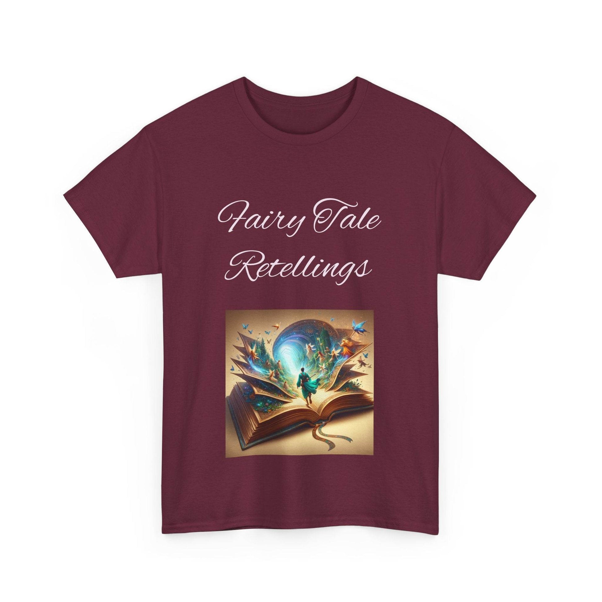 Fiction - Unisex Heavy Cotton Tee - Fairy Tale Retellings - The Dreamer's Bookshop.