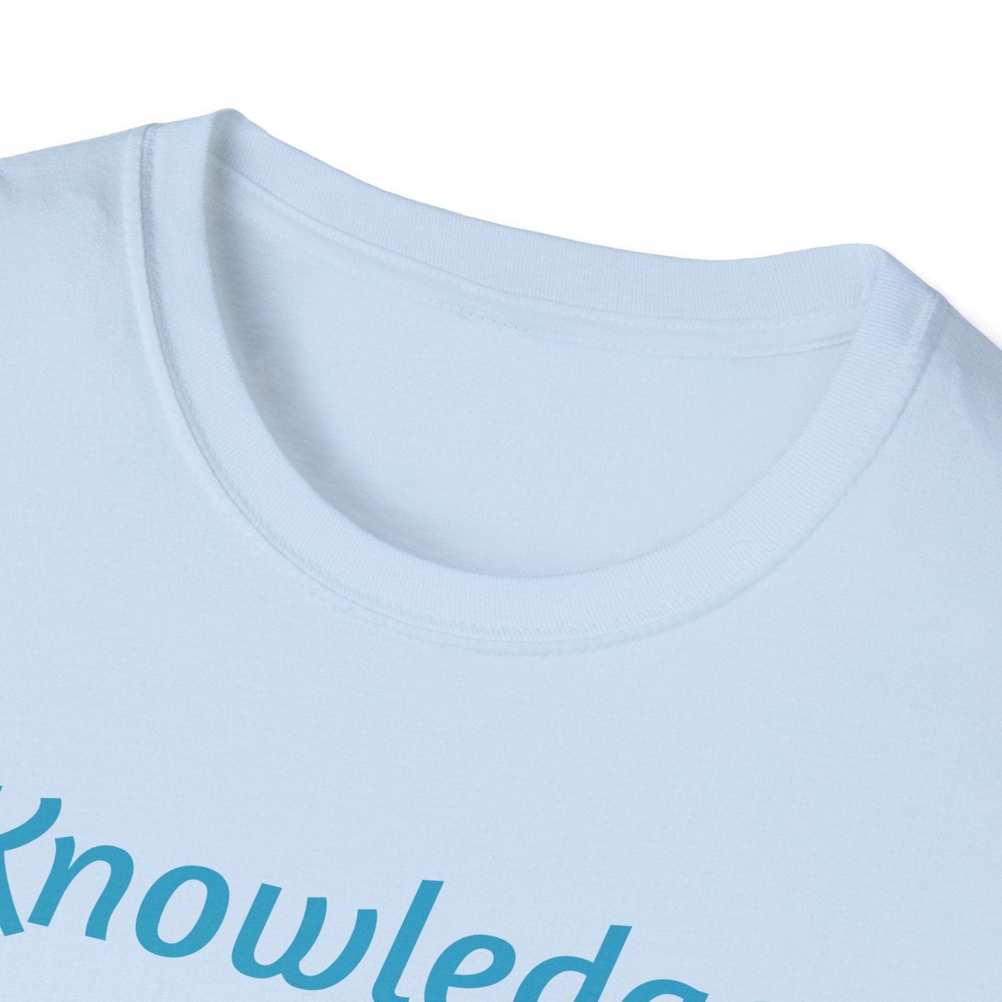 Knowledge Keeper Graphic T-Shirt - Unisex Softstyle Tee, Owl Design - Proud Reader - The Dreamer's Bookshop.