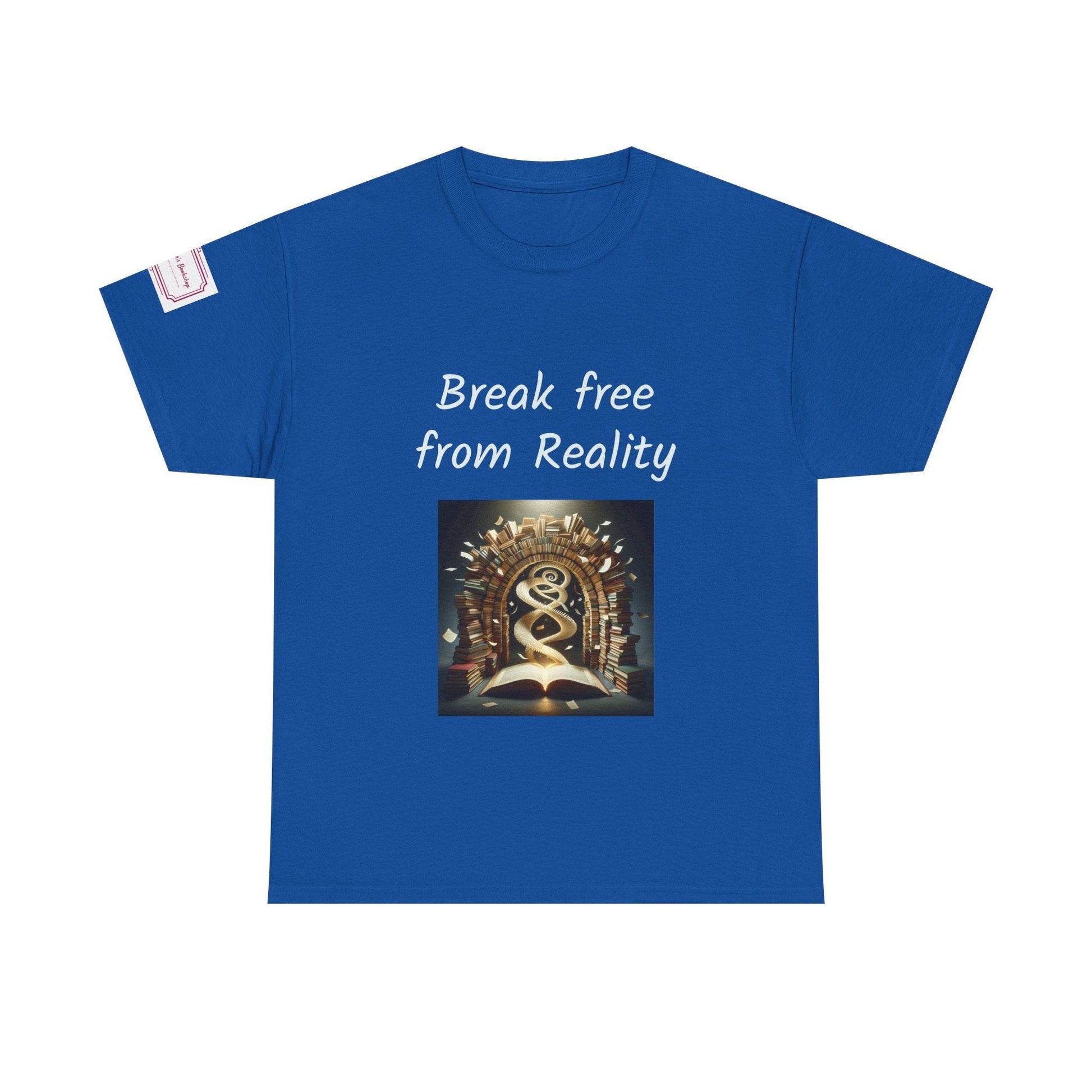 Break Free - Graphic Unisex Heavy Cotton Tee - Book Lovers - The Dreamer's Bookshop.