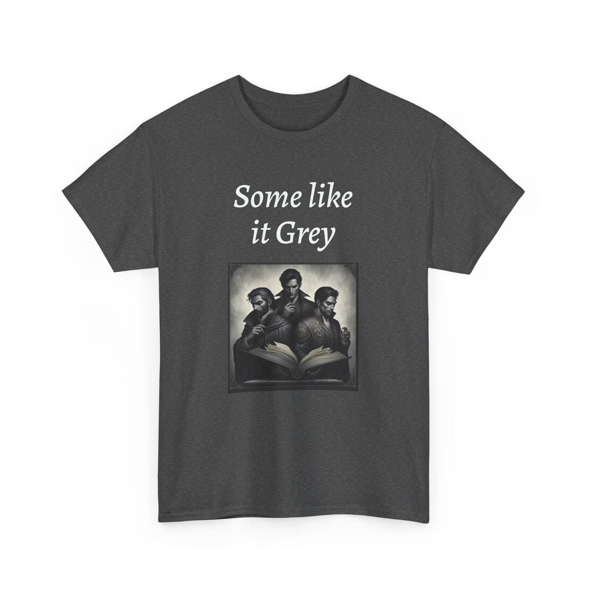 Like it Grey - Graphic Tee - Unisex Heavy Cotton T-Shirt for Book Lovers - The Dreamer's Bookshop.
