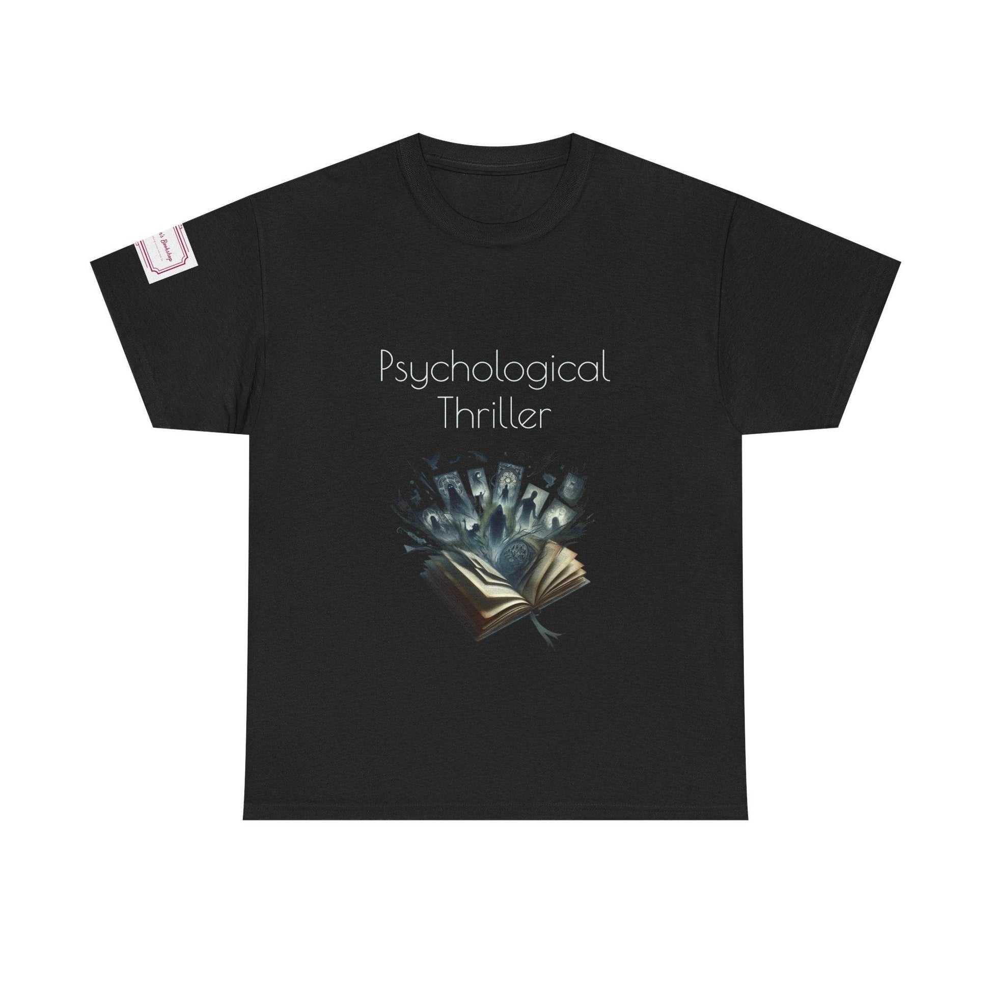 Fiction - Graphic Unisex Heavy Cotton Tee - Psychological Thriller - The Dreamer's Bookshop.