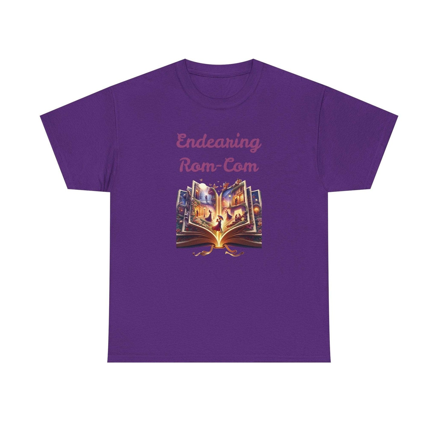 Endearing - Graphic Tee - Unisex Heavy Cotton T-Shirt Rom-Com Books - The Dreamer's Bookshop.