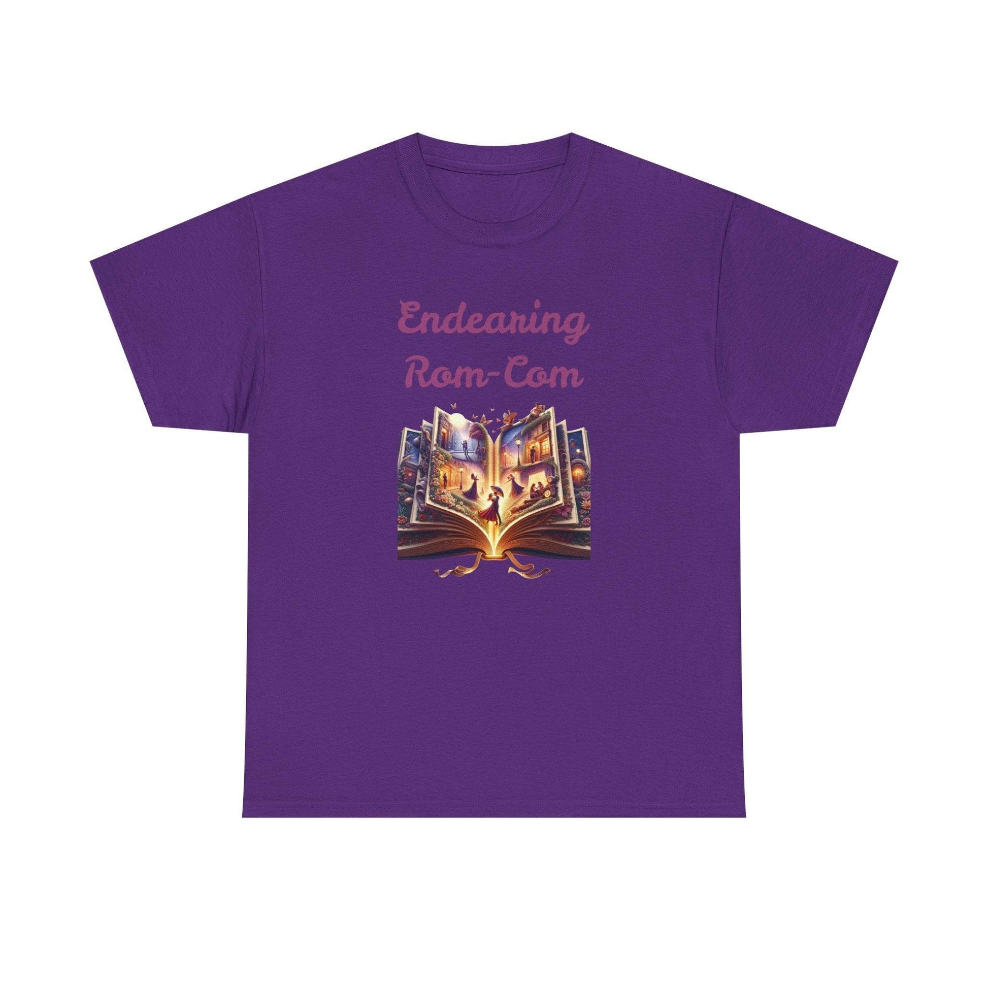 Endearing - Graphic Tee - Unisex Heavy Cotton T-Shirt Rom-Com Books - The Dreamer's Bookshop.