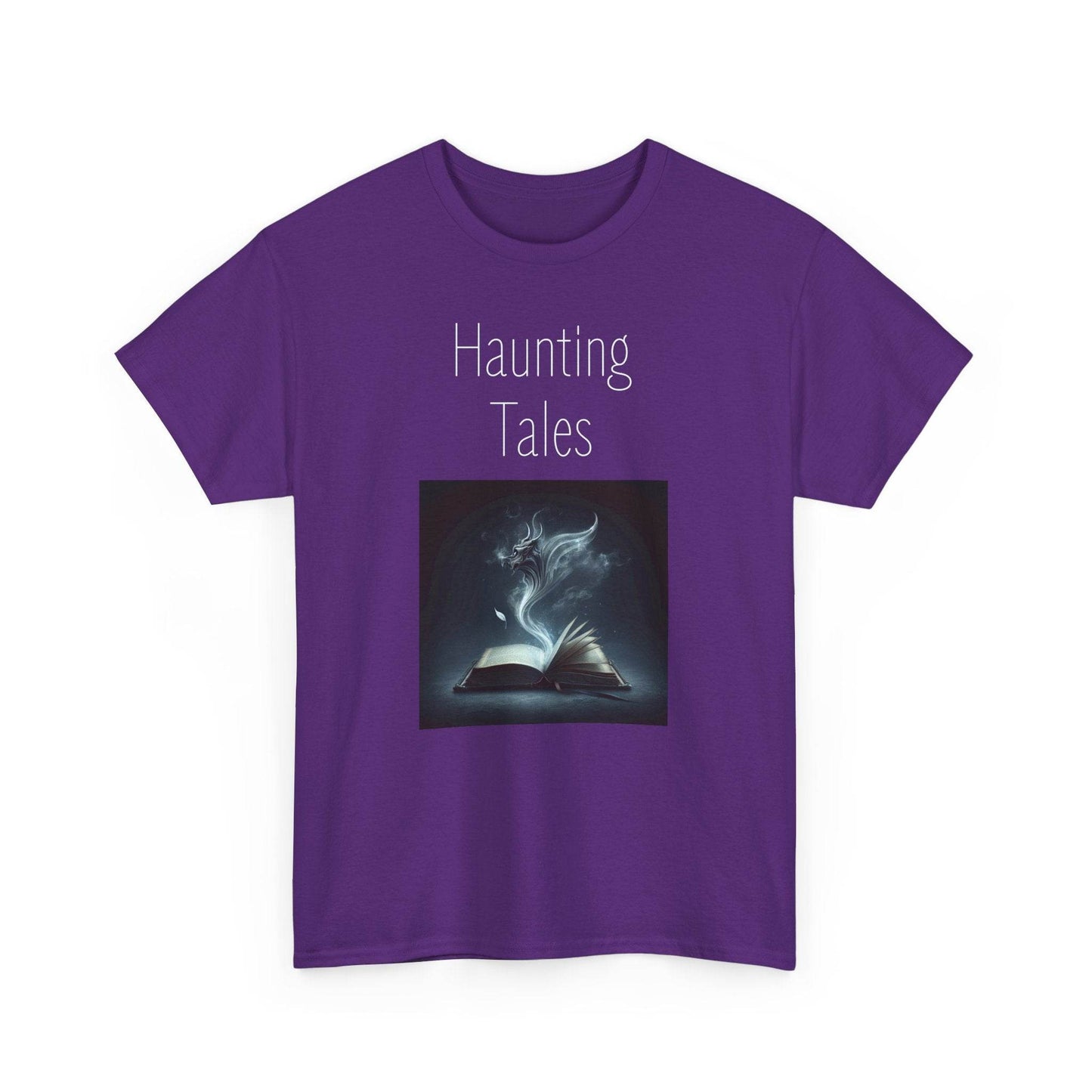 Haunting Tales - A Unisex Heavy Cotton Tee - Perfect Gift for Book Lovers - The Dreamer's Bookshop.