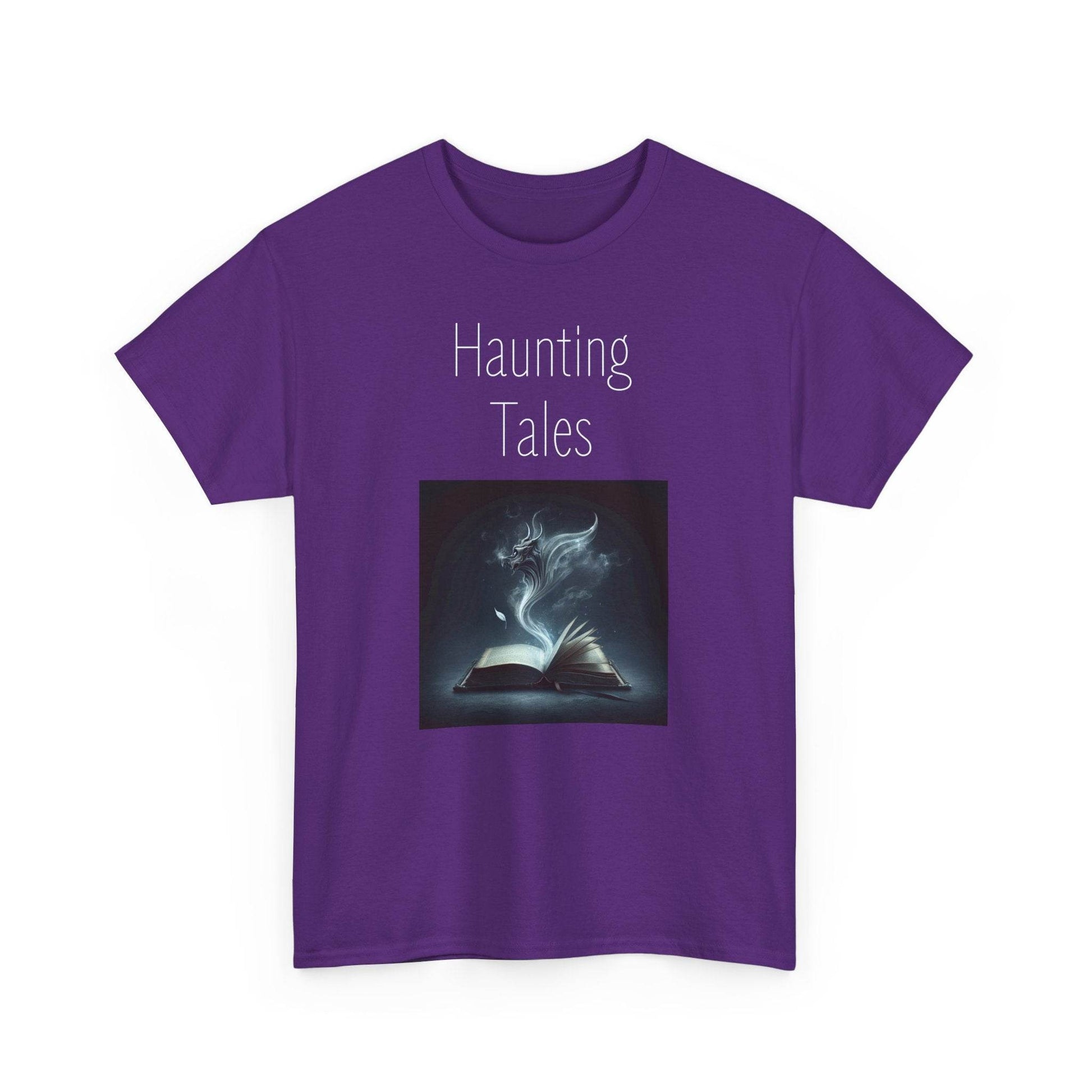 Haunting Tales - A Unisex Heavy Cotton Tee - Perfect Gift for Book Lovers - The Dreamer's Bookshop.