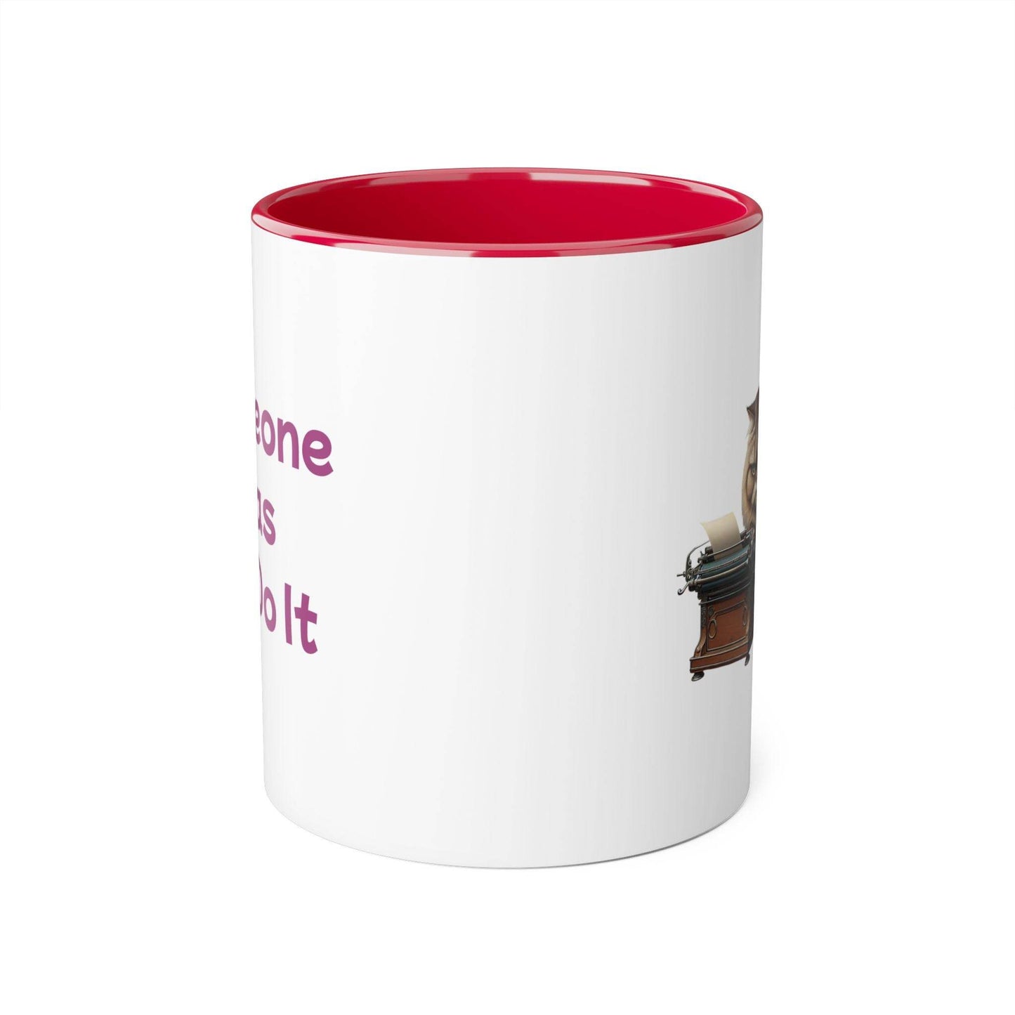 Funny Writer Cat Accent Mug - 11oz Coffee Cup for Book Lovers - The Dreamer's Bookshop.