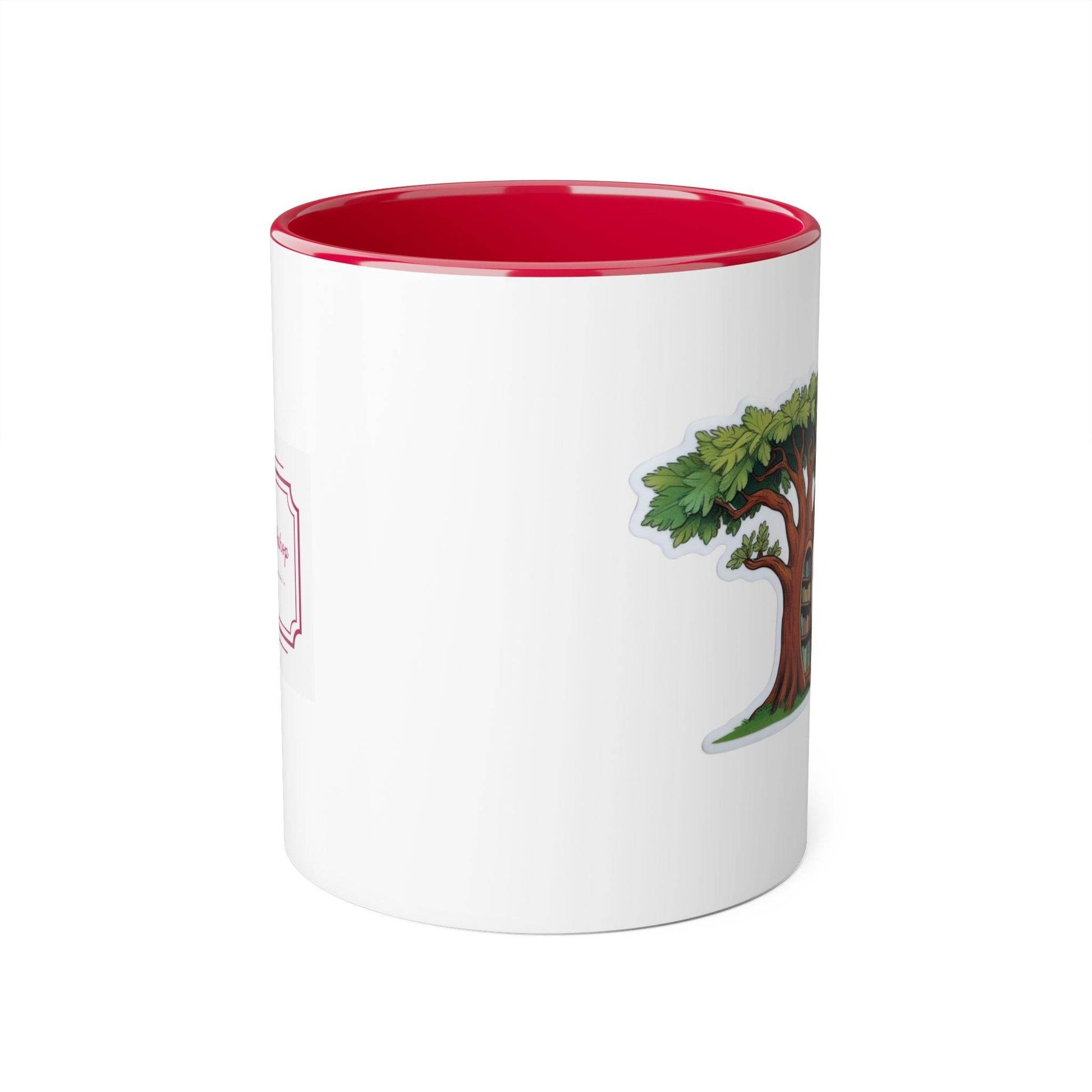 Dreamer's Bookshop Accent Mug - 11oz Coffee Cup for Readers & Book Lovers - The Dreamer's Bookshop.