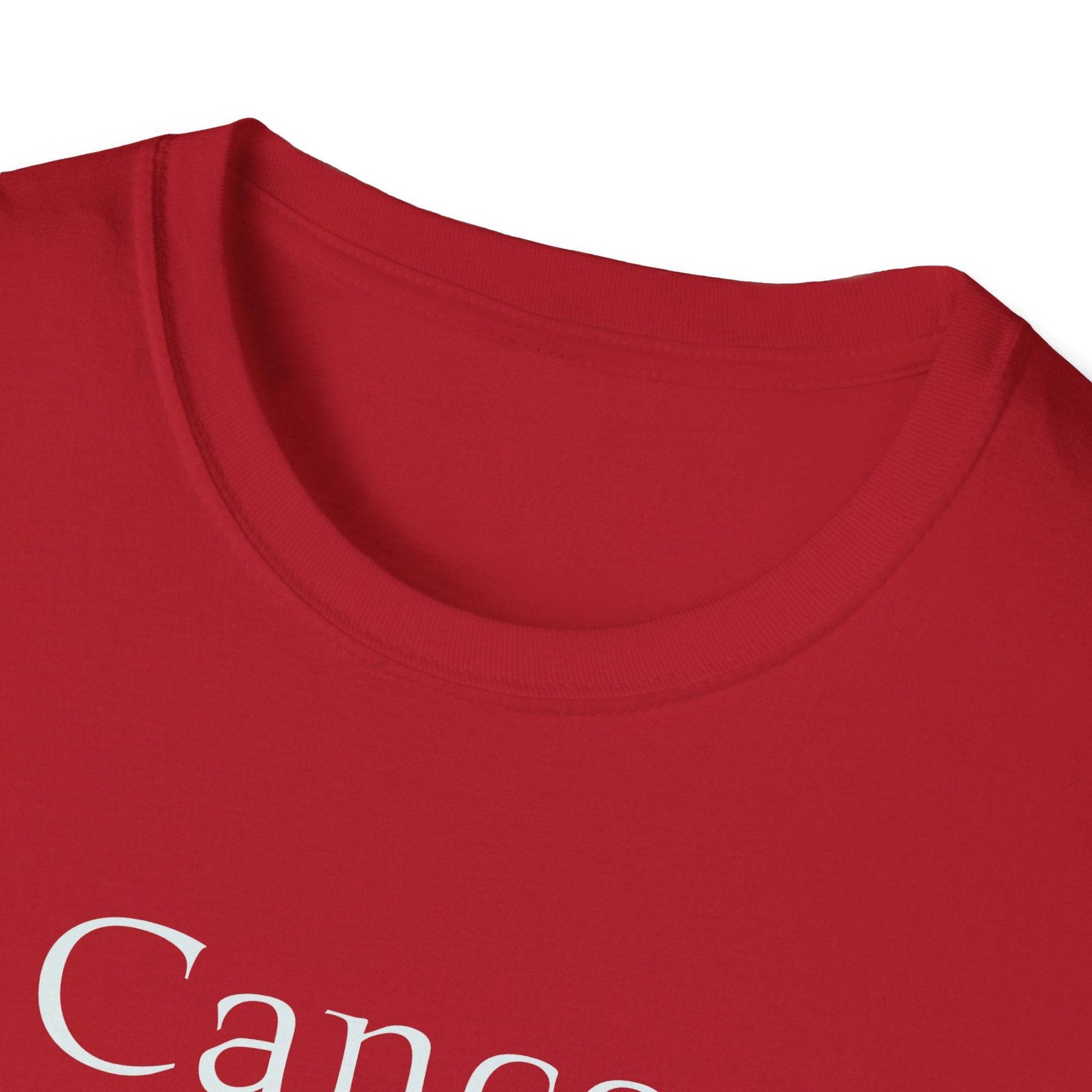 Cancer Warrior Unisex Softstyle T-Shirt - Empowering Battle for Women's Health - The Dreamer's Bookshop.