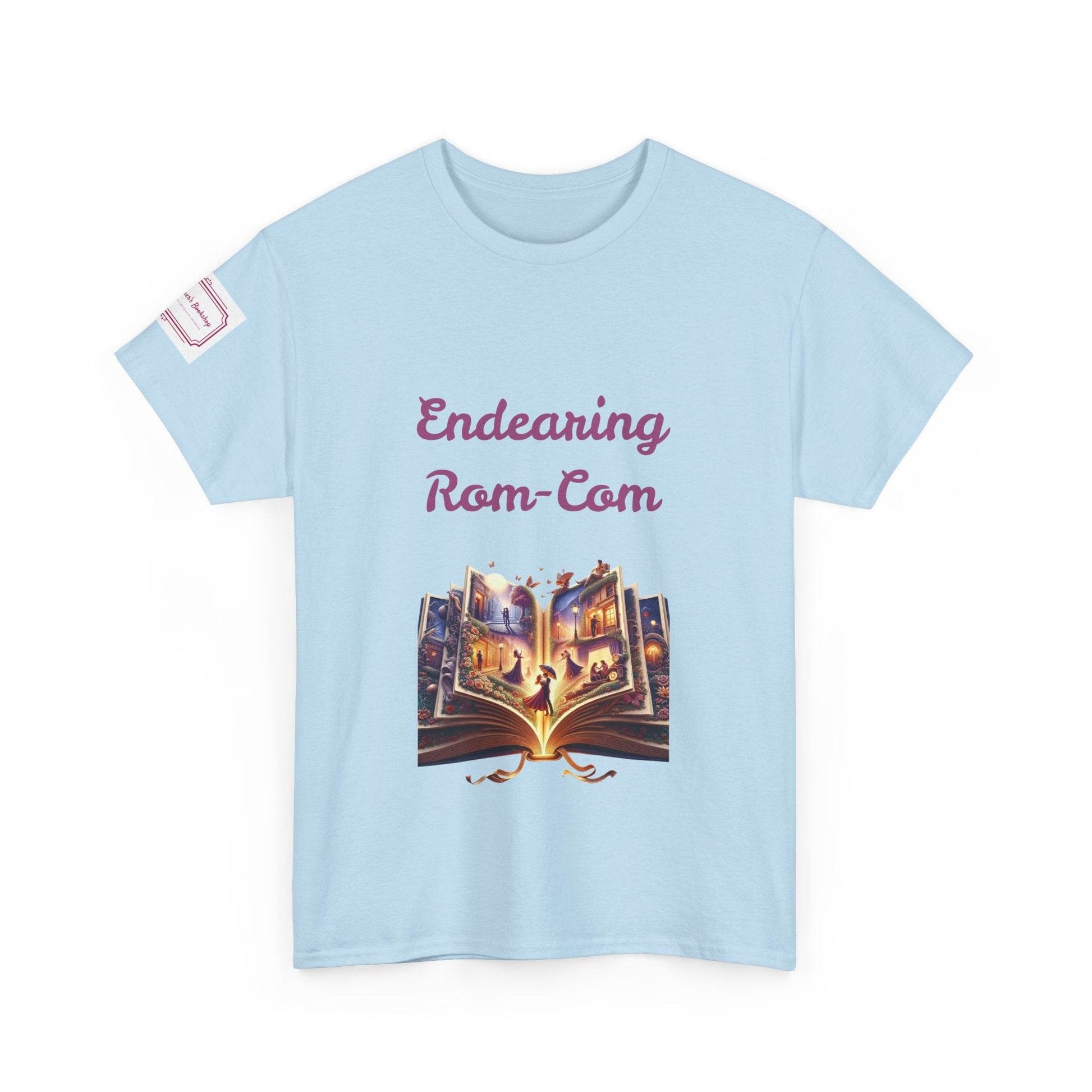 Endearing - Unisex Heavy Cotton Tee - Rom-Com Books - The Dreamer's Bookshop.