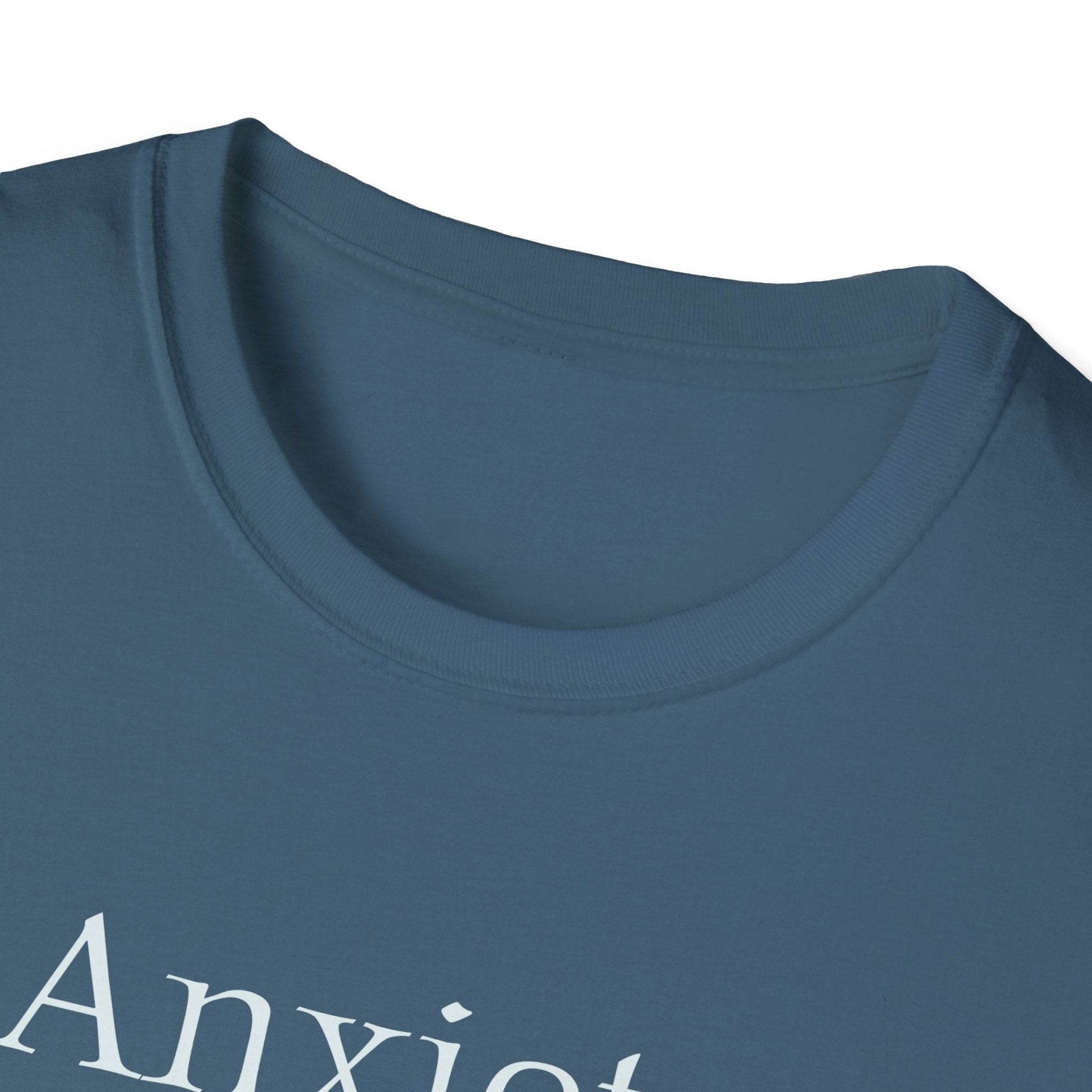 Anxiety Warrior Unisex Softstyle T-Shirt - Empowering Battle Against Mental Health - The Dreamer's Bookshop.