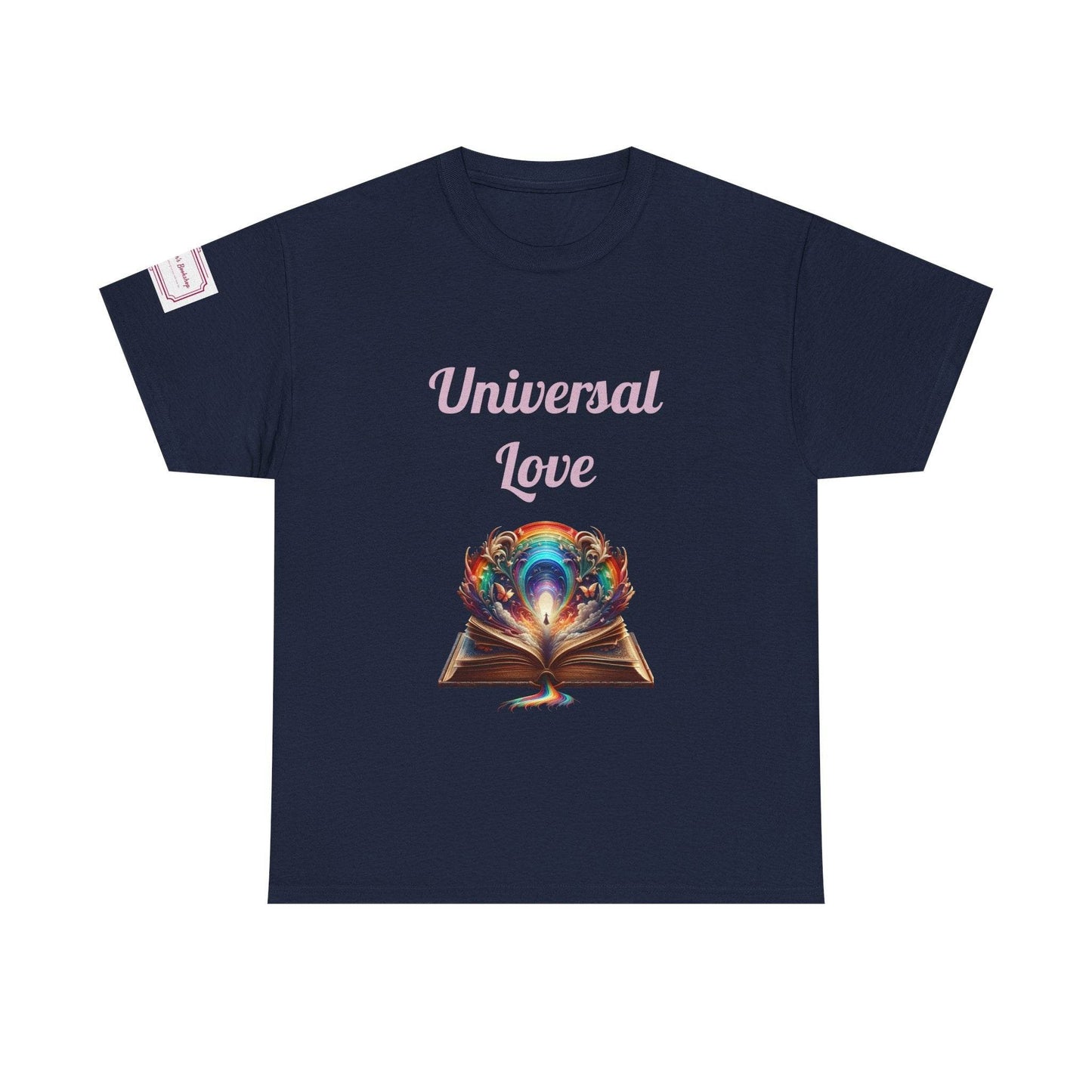 Universal Love - Graphic Unisex Heavy Cotton Tee - Queer Romance Books - The Dreamer's Bookshop.